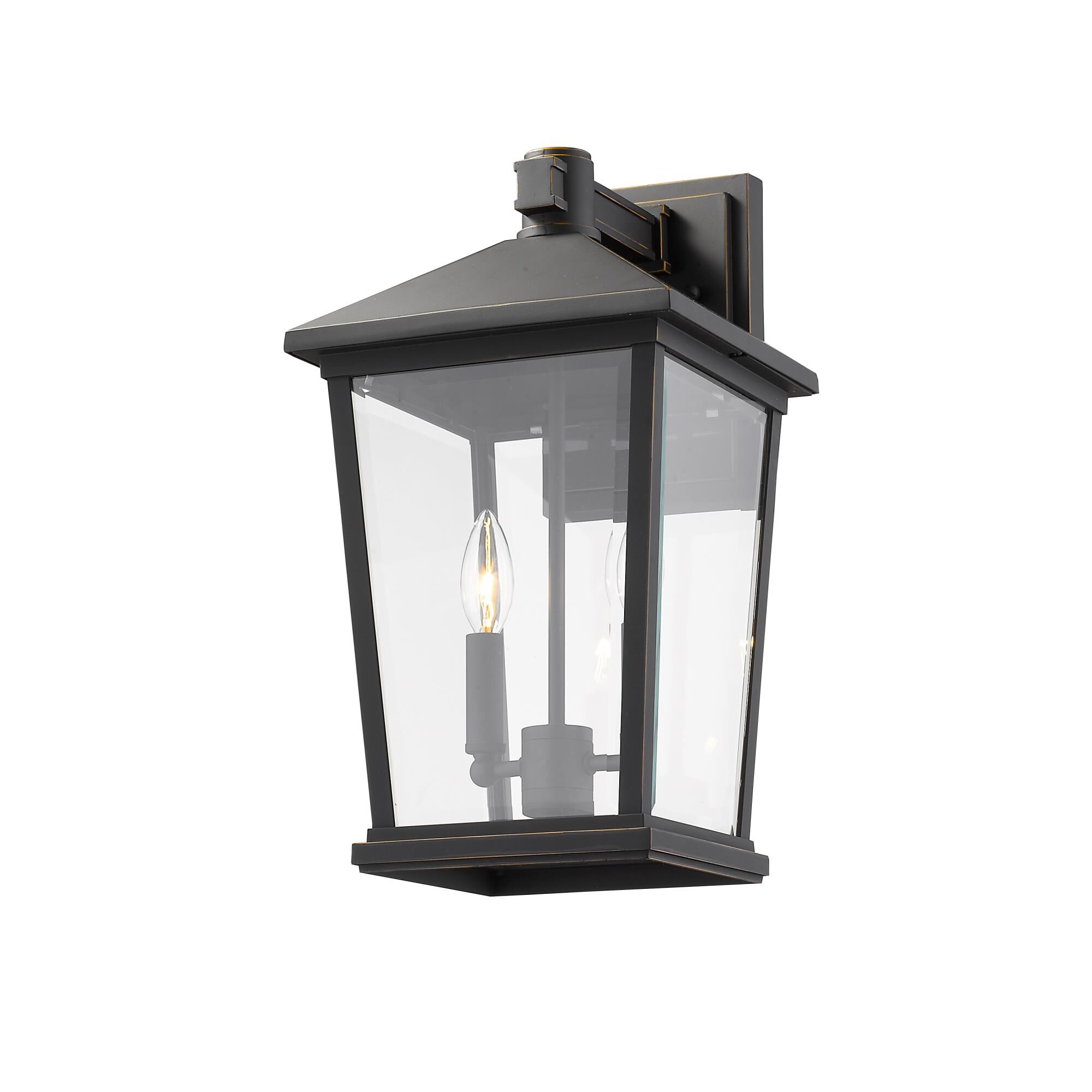 Beacon 17 Inch Tall 2 Light Outdoor Wall Light by Z-Lite