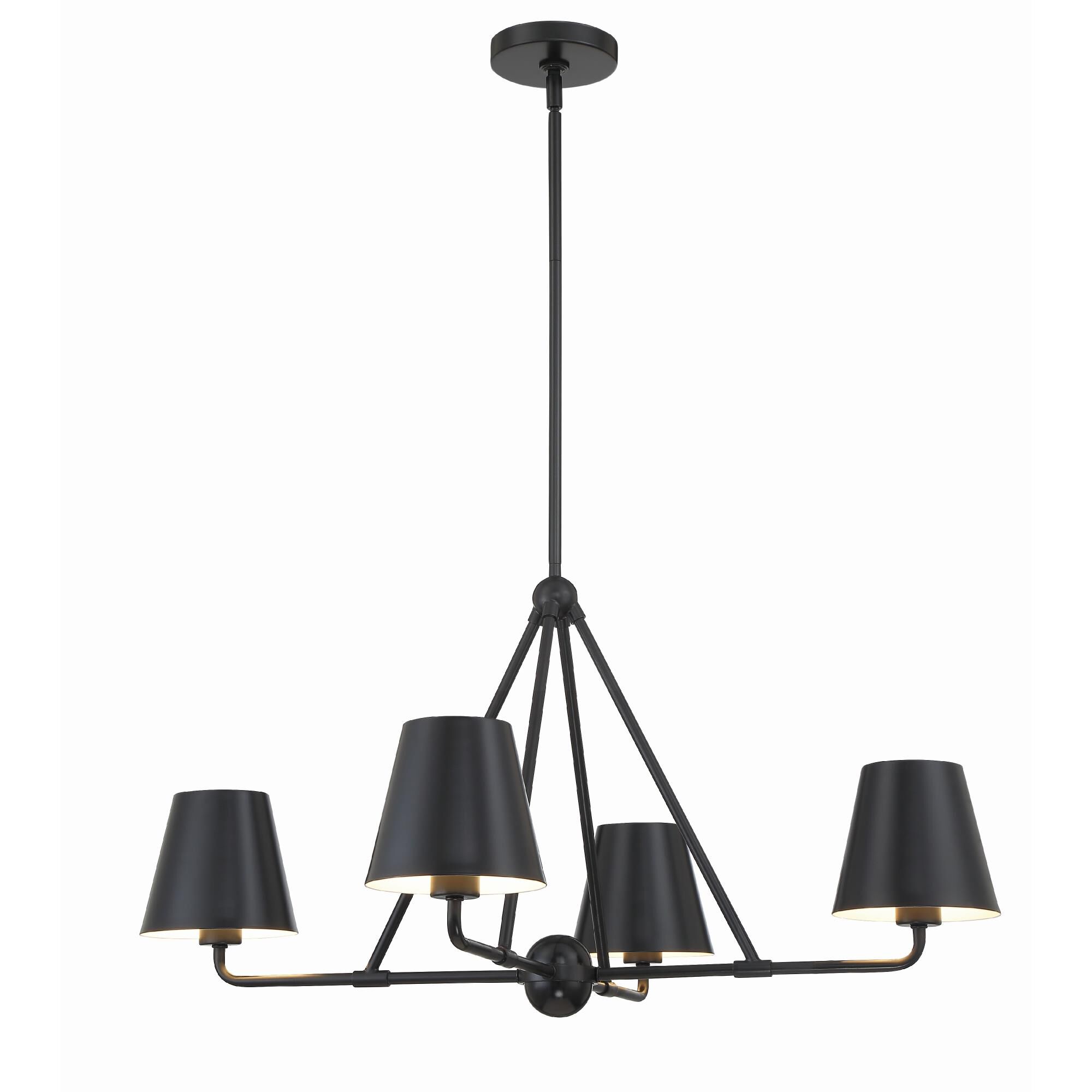 Xavier 31 Inch 4 Light Chandelier by Crystorama