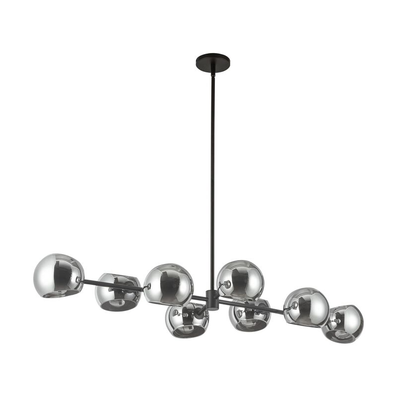 Willow Medium Linear Chandelier by Alora Mood