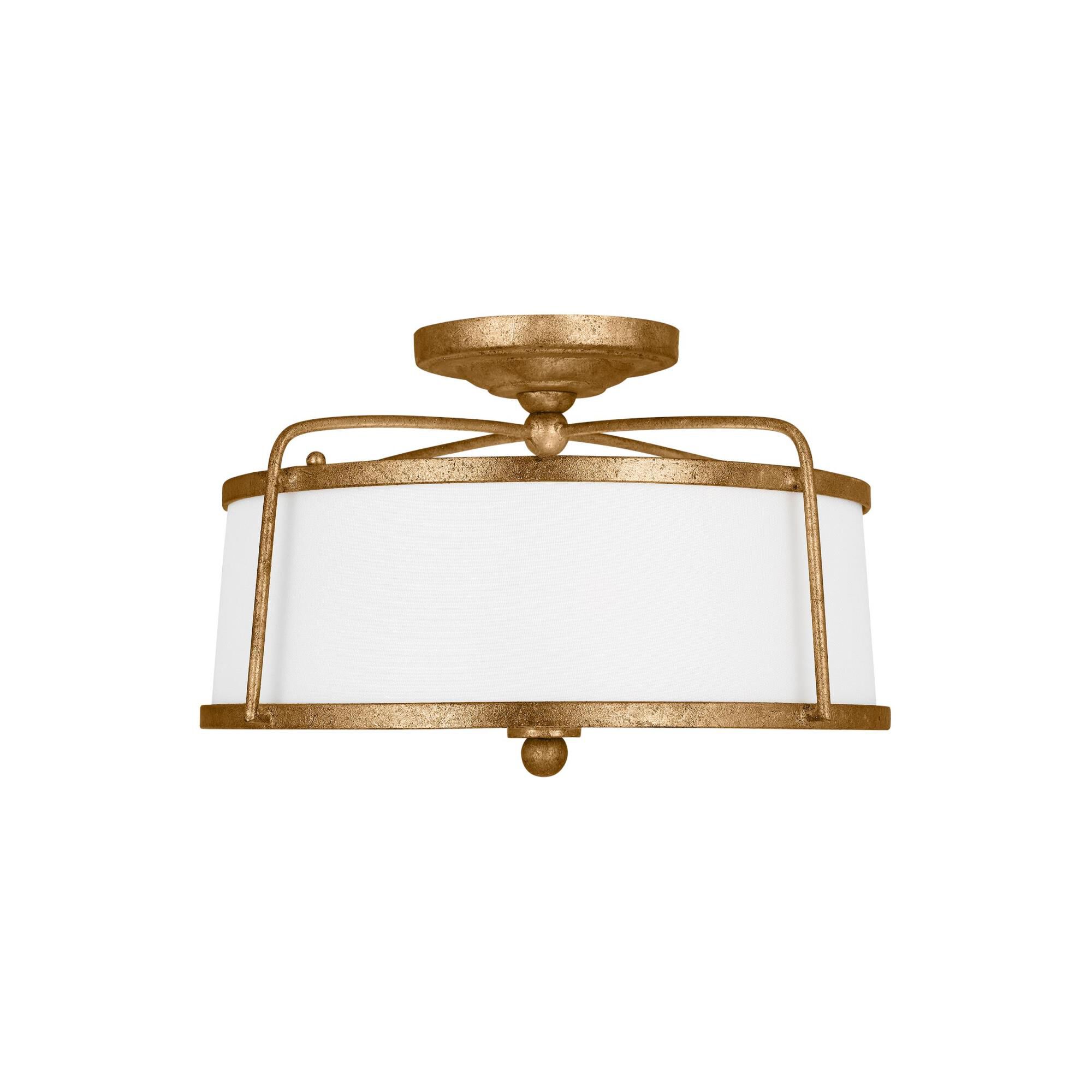 Stonington 14 Inch 2 Light Semi Flush Mount | Capitol Lighting