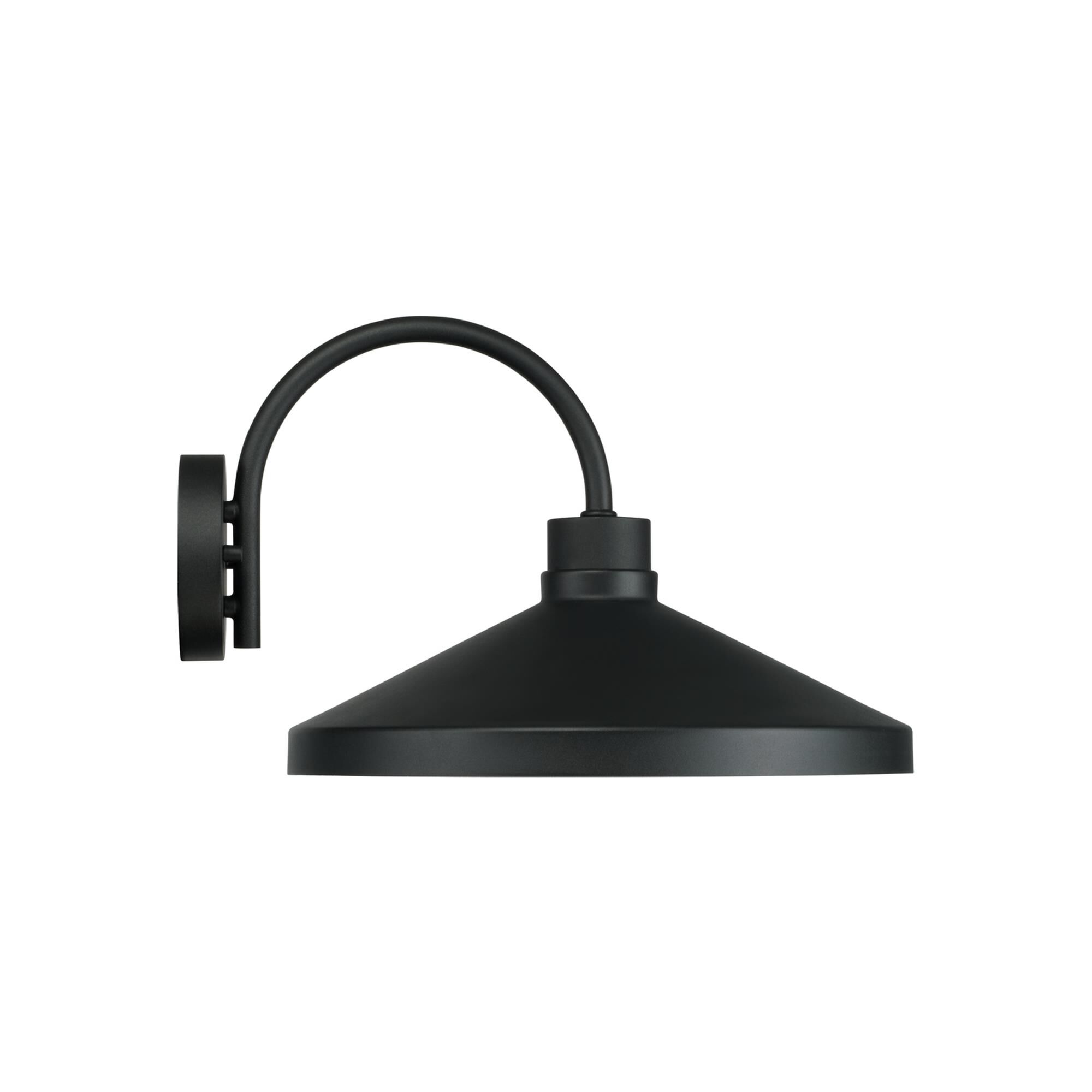 Shown in Black finish and Metal with White Interior shade