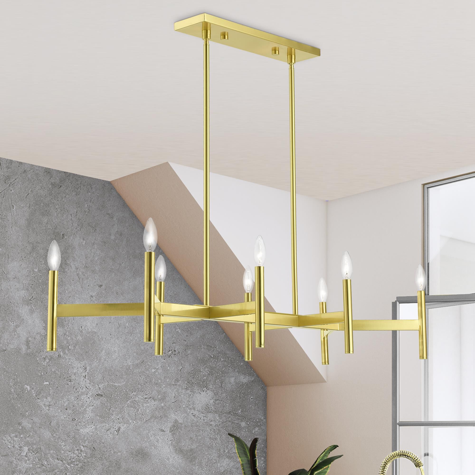 Shown in Satin Brass finish