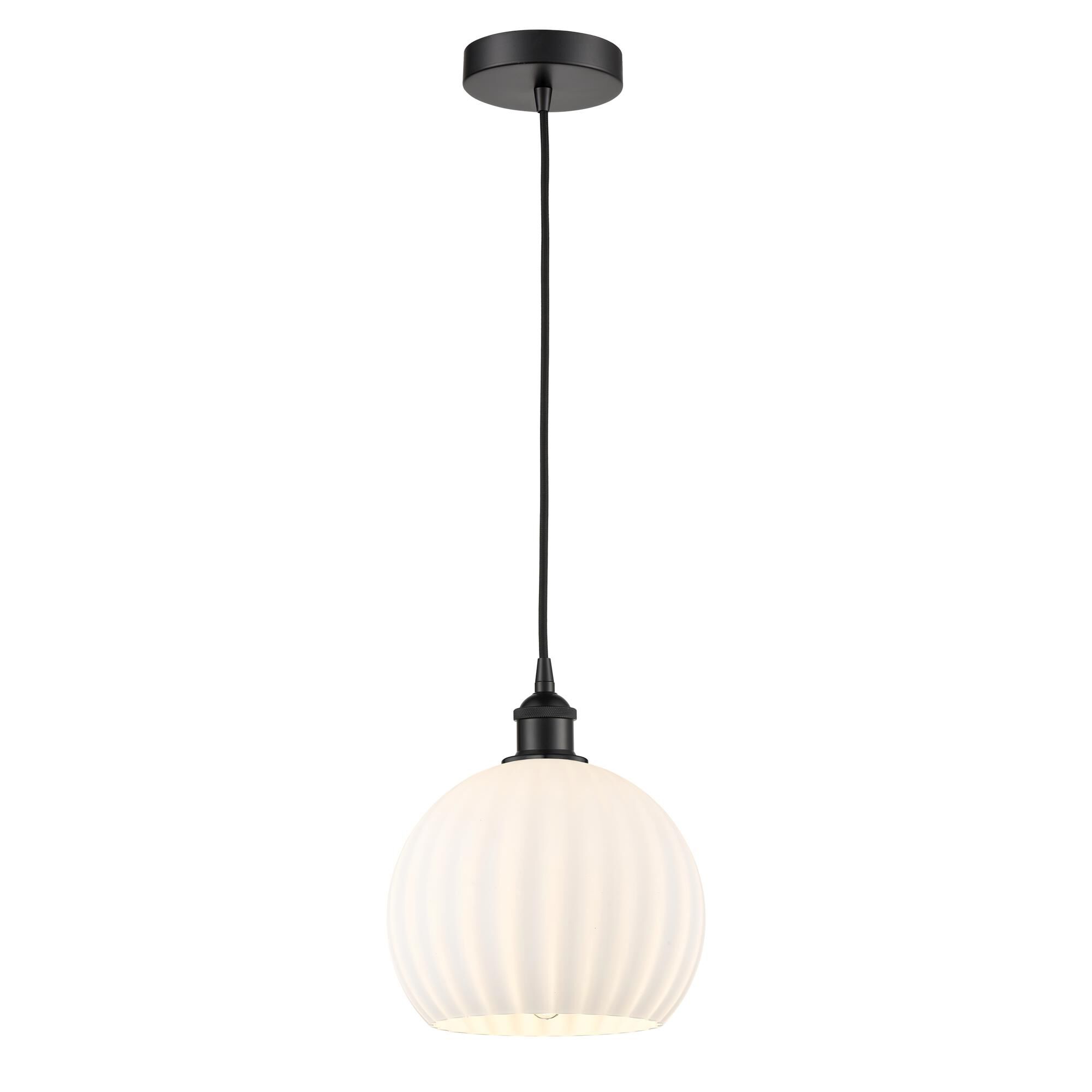 Bruno Marashlian White Venetian Mini Pendant by Innovations Lighting