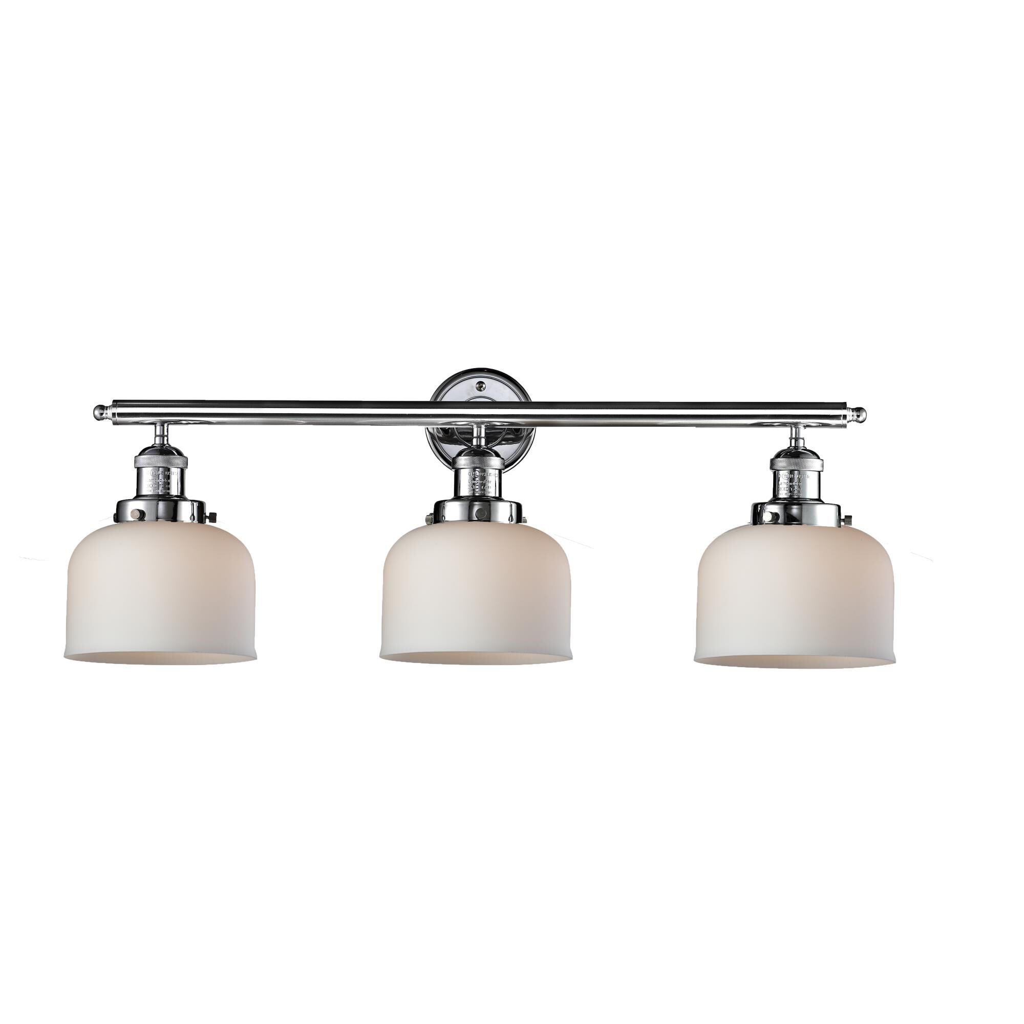 Bruno Marashlian Large Bell 32 Inch 3 Light Bath Vanity Light by Innovations Lighting