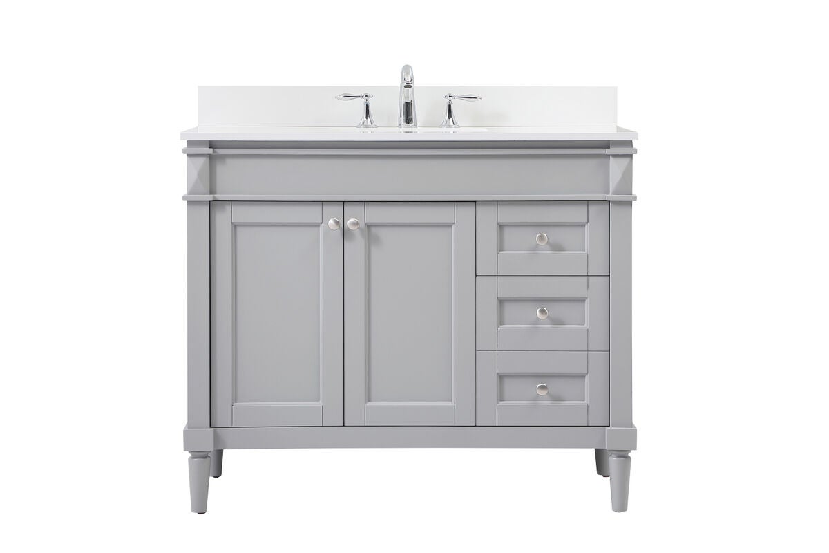 Shown in Grey finish