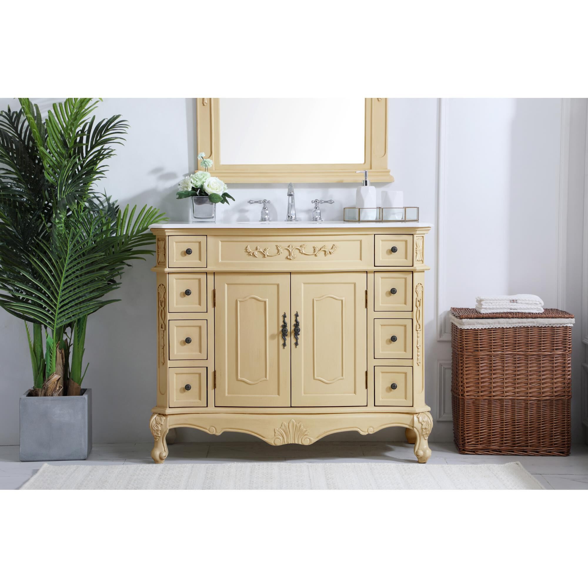 Shown in Light Antique Beige finish