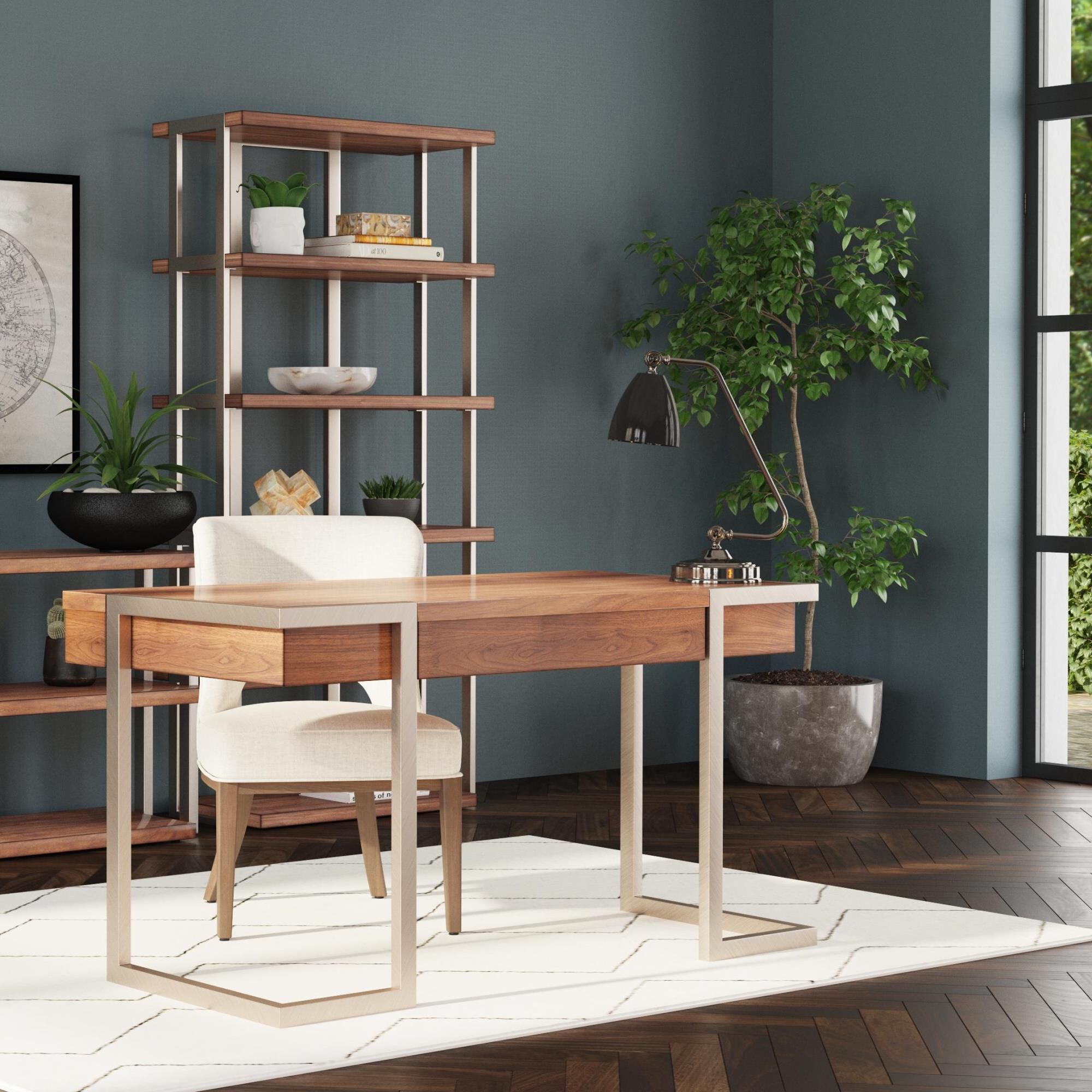 Shine 19 Inch Desk Lamp by Bassett Mirror Company