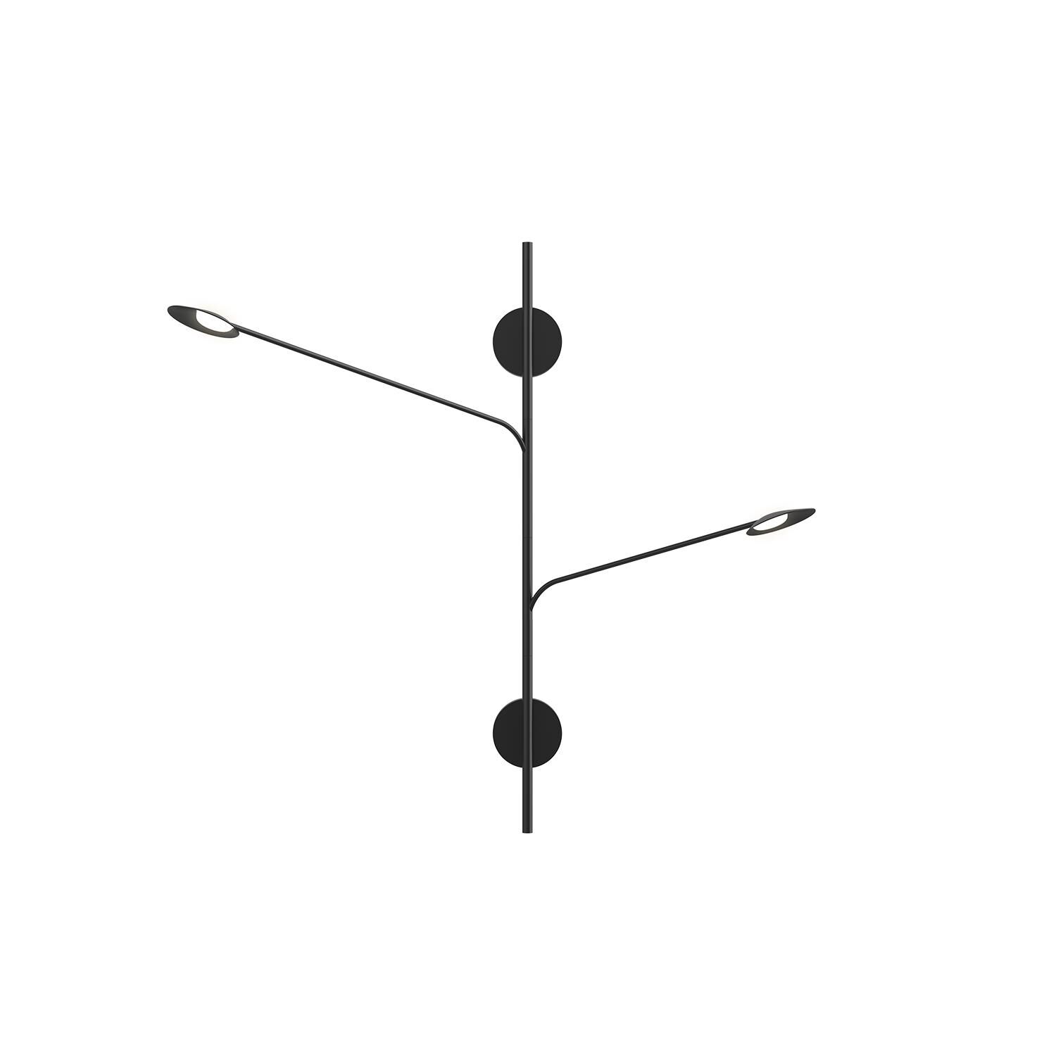 Shown in Black finish and Frosted Acrylic glass