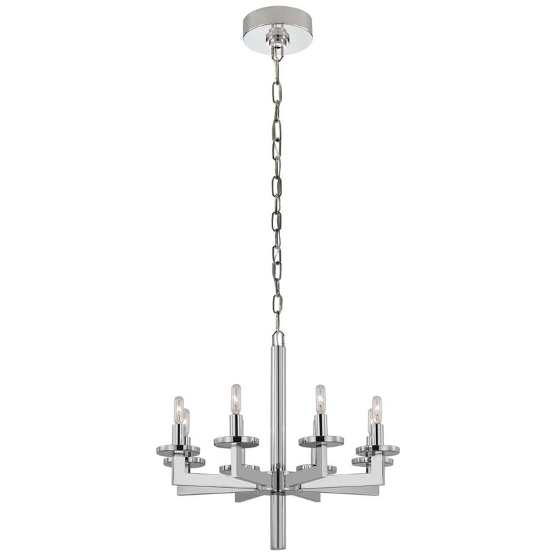 Kelly Wearstler Liaison 20 Inch 8 Light Mini Chandelier by Visual Comfort Signature Collection