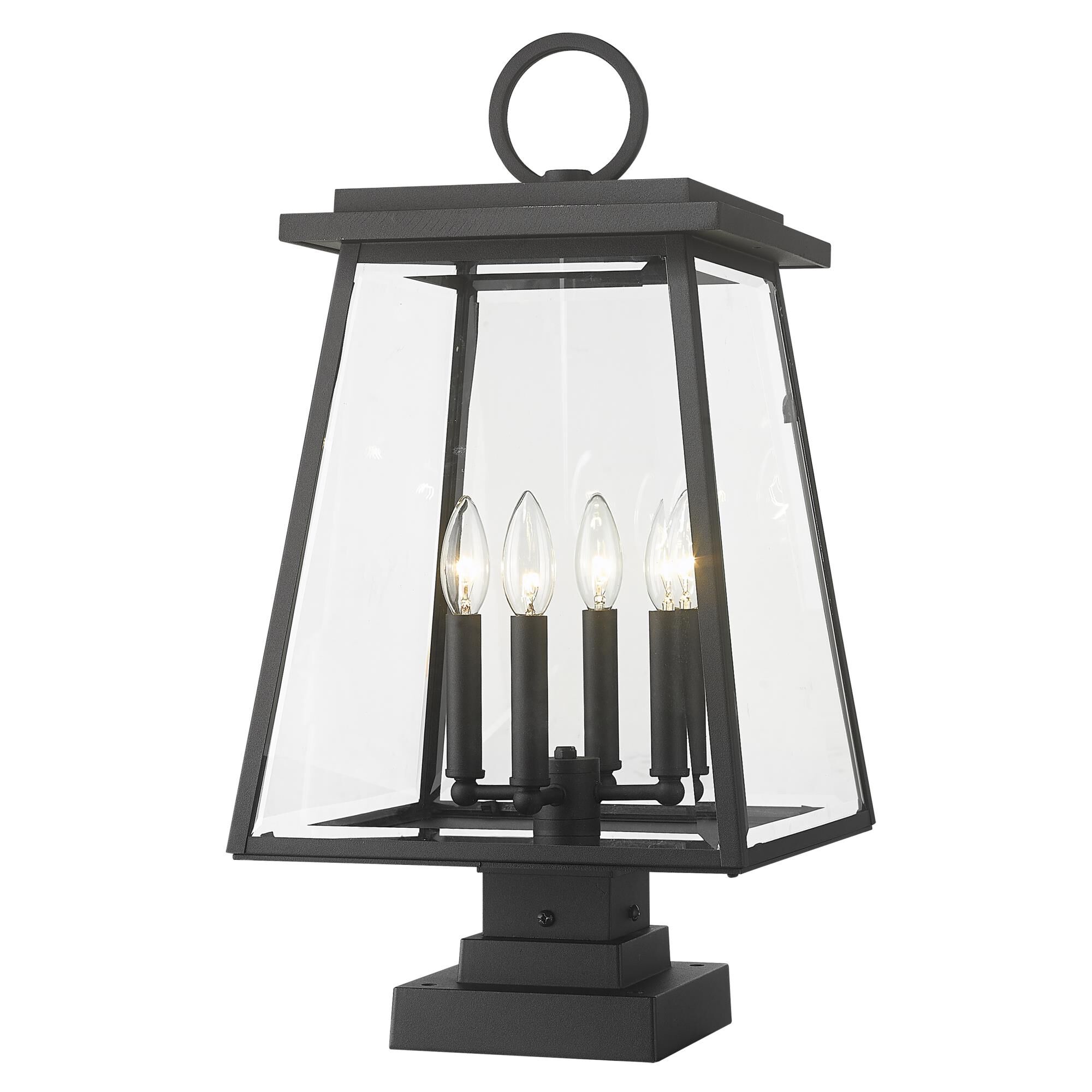 Broughton 24 Inch Tall 4 Light Outdoor Pier Lamp by Z-Lite