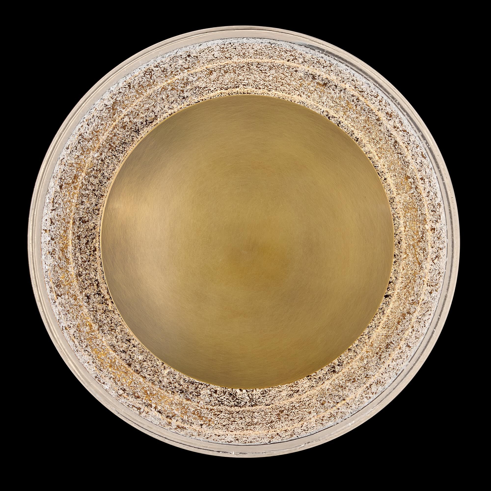 Shown in Heritage Brass finish and Art glass