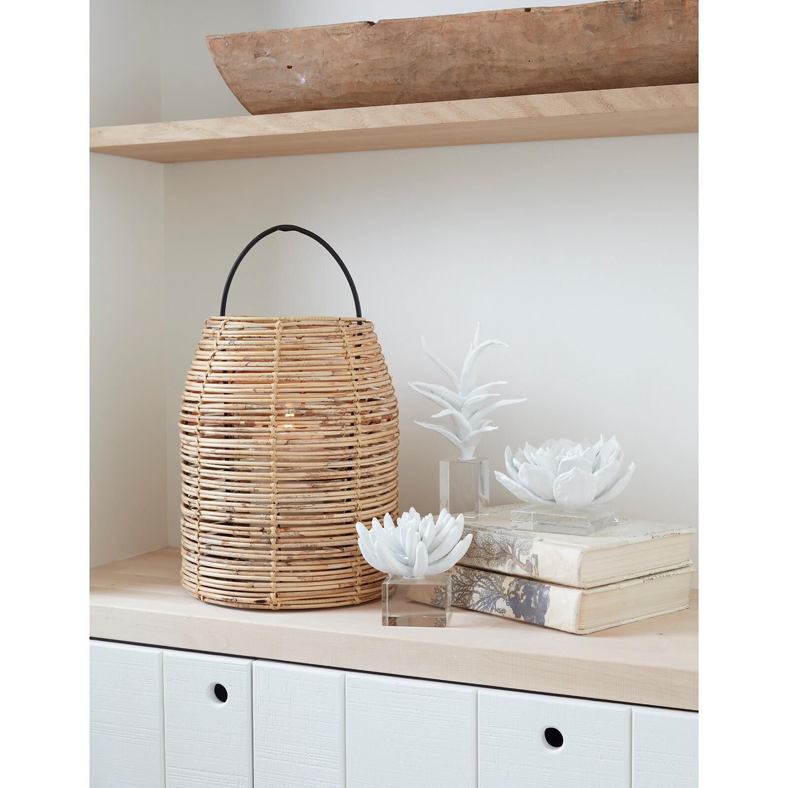 Shown in White finish and - None - shade