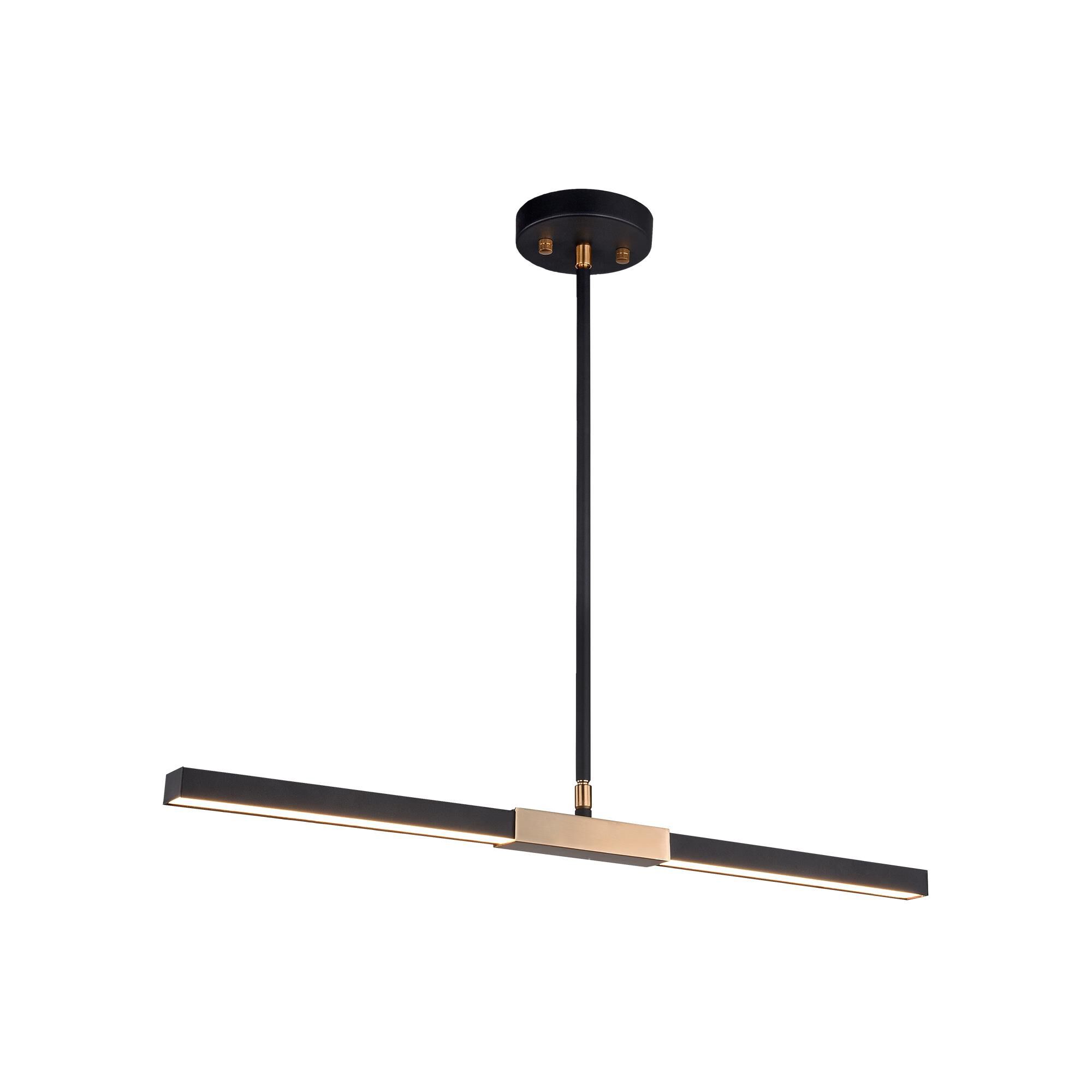 Lineare 28 Inch 2 Light LED Linear Suspension Light by Matteo Lighting