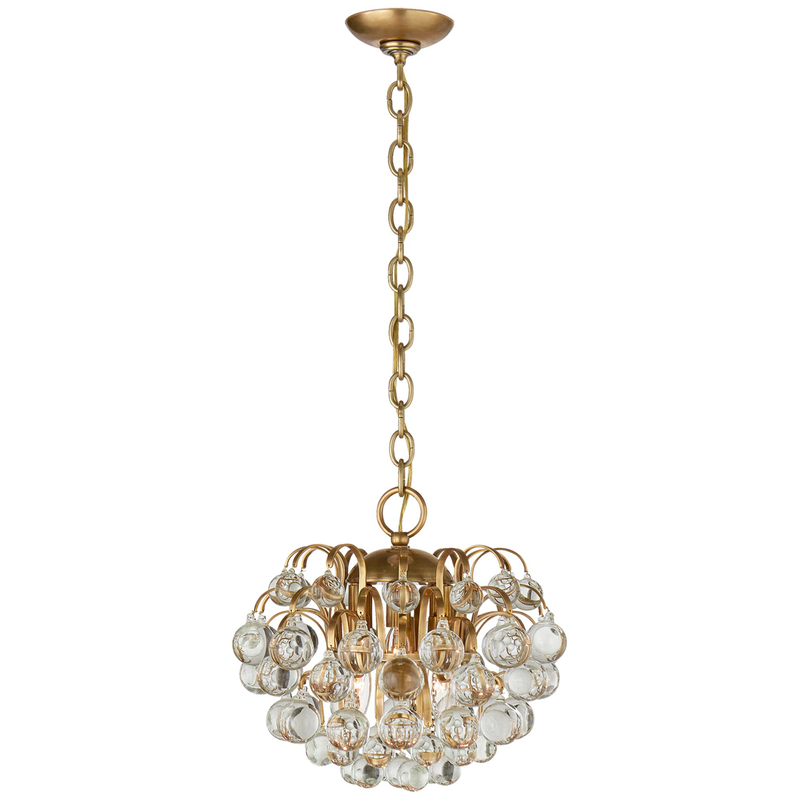AERIN Bellvale 15 Inch 6 Light Mini Chandelier by Visual Comfort Signature Collection