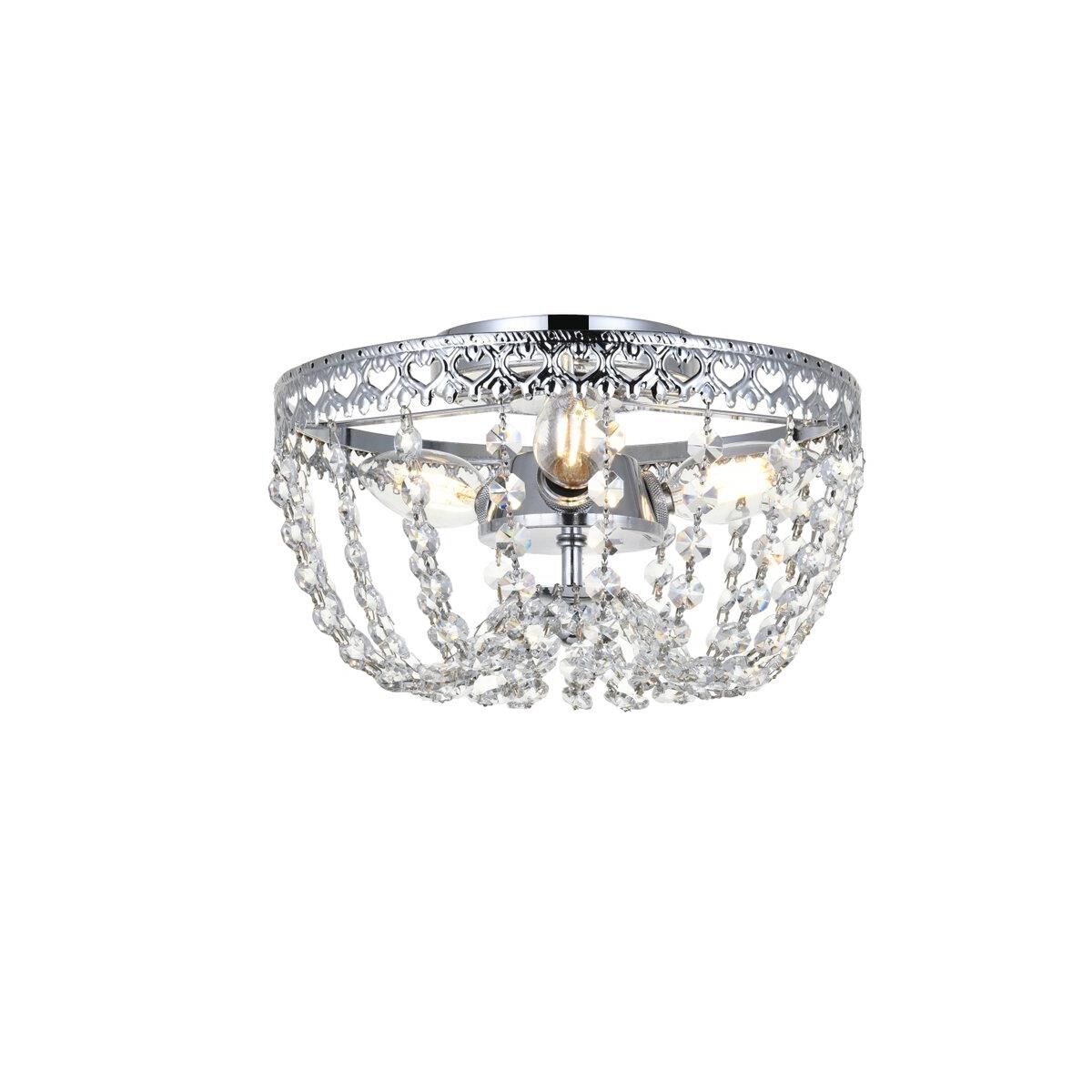 Shown in Brass finish and Royal Cut Clear crystal