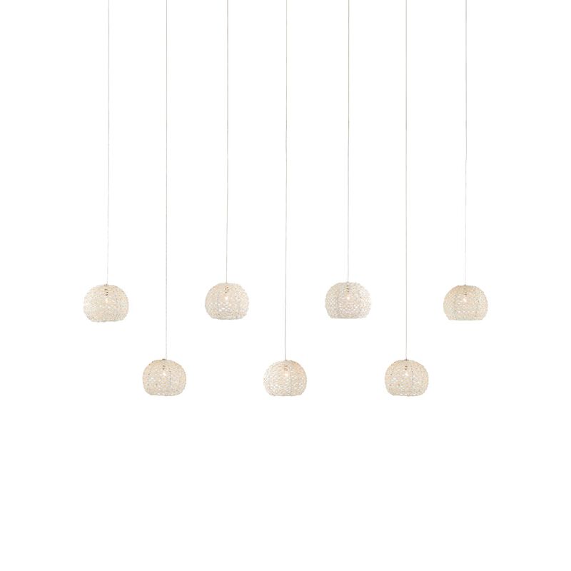 Piero 57 Inch 7 Light LED Linear Suspension Light by Currey and Company