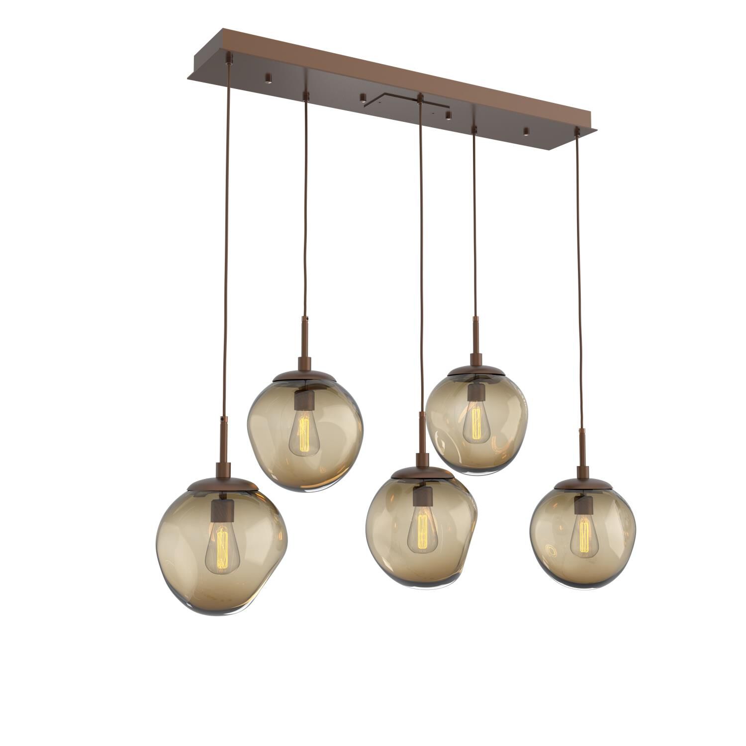 Levi Wilson Nebula 42 Inch 5 Light Linear Suspension Light by Hammerton Studio