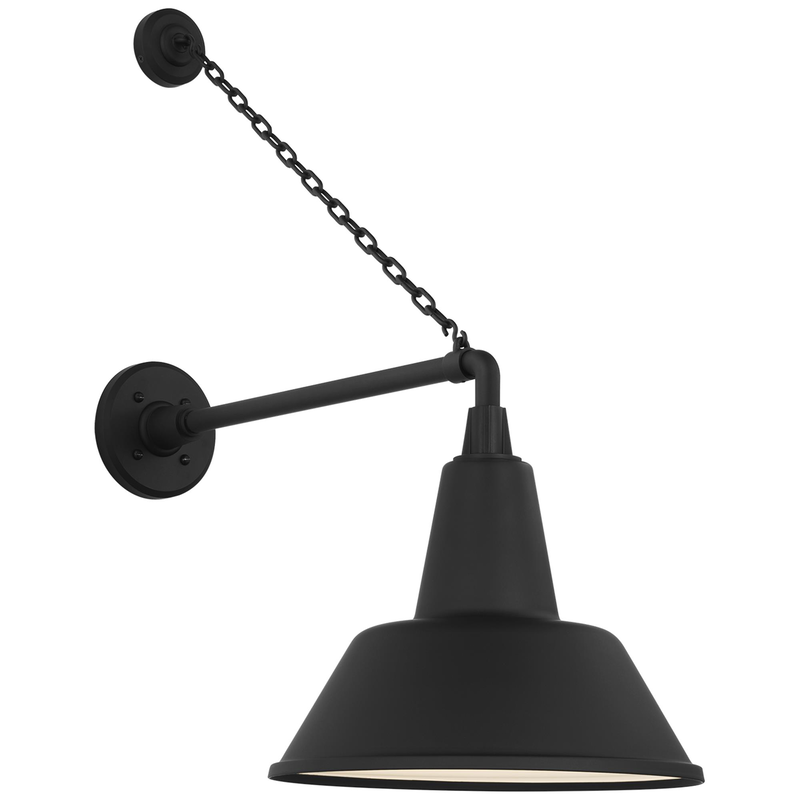 Thomas O'Brien Academy Barn Light 28 Inch Outdoor Wall Light by Visual Comfort Signature Collection