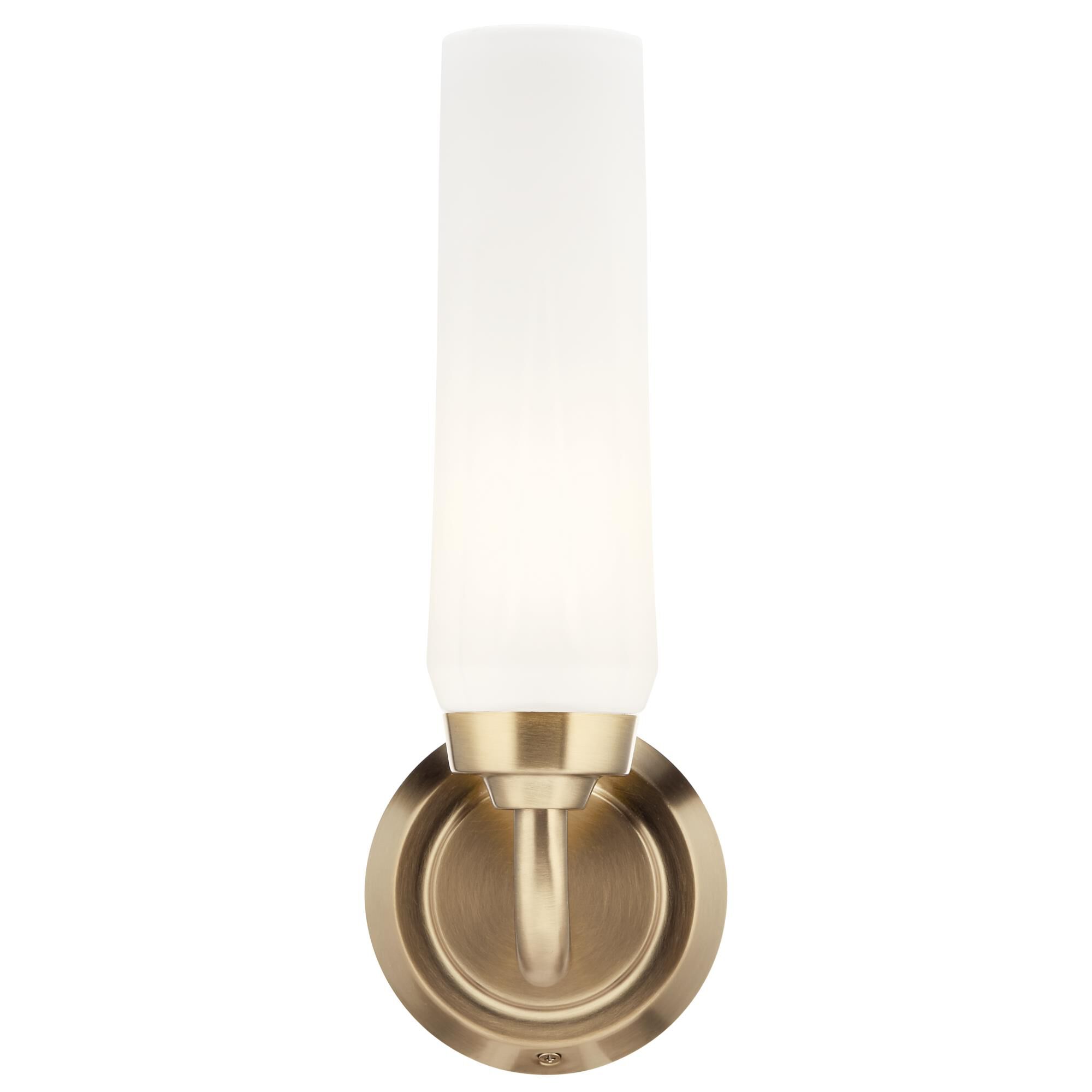 Shown in Champagne Bronze finish and Satin Etched Cased Opal glass