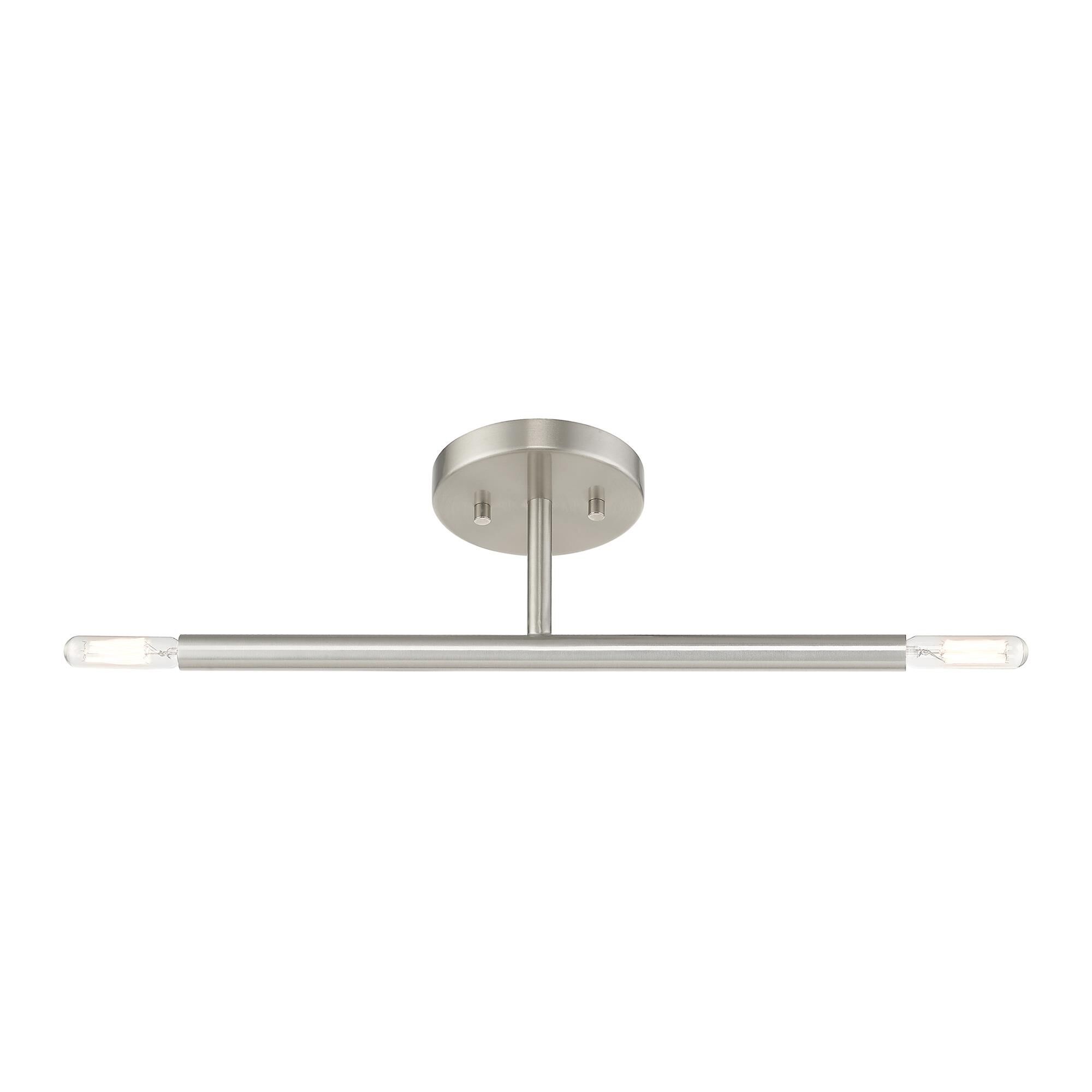 Copenhagen 17 Inch 2 Light Semi Flush Mount by Livex Lighting