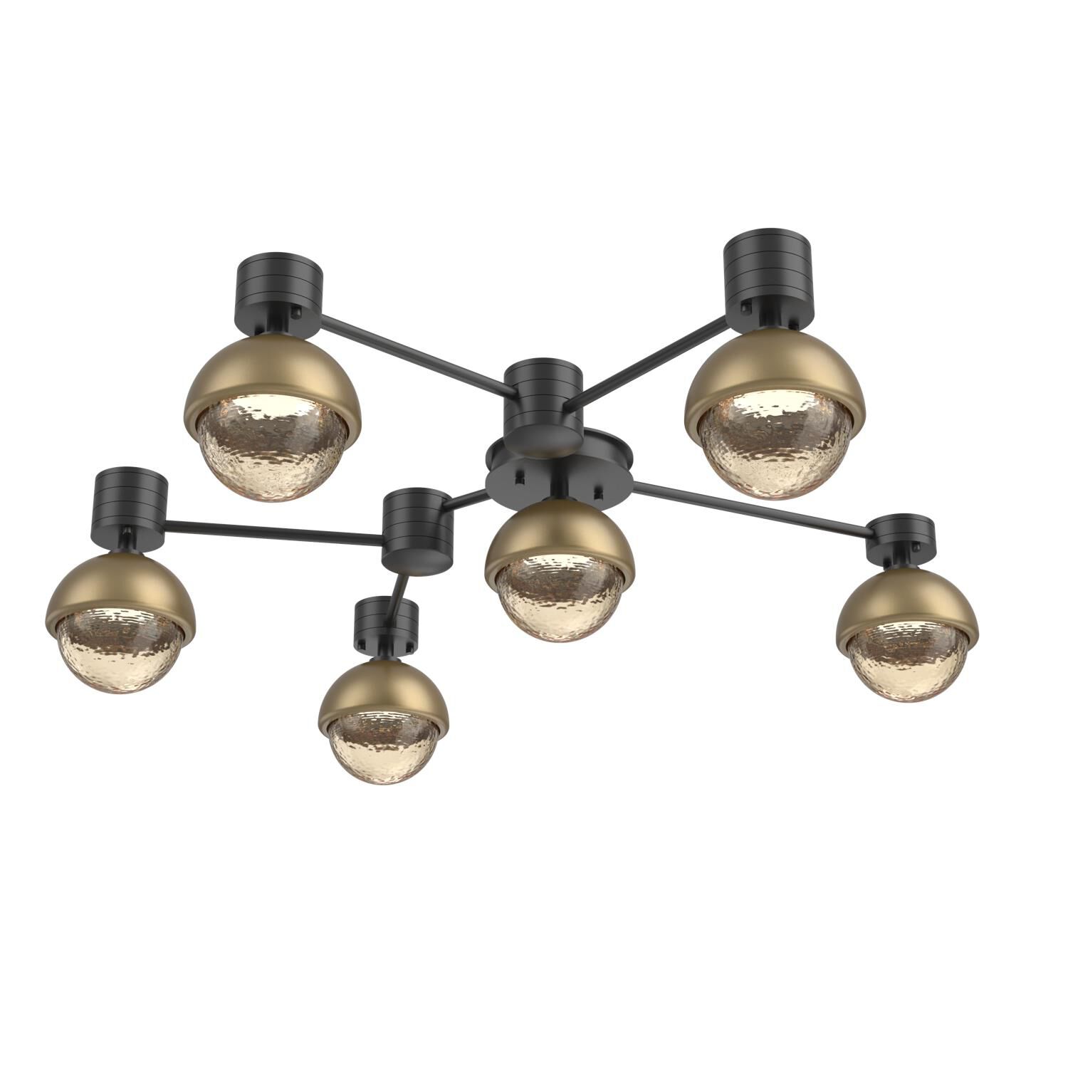 Levi Wilson Cabochon 42 Inch Flush Mount by Hammerton Studio