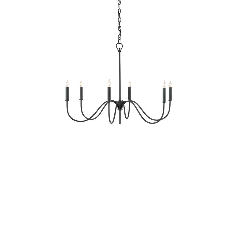 Tirrell 6 Light Chandelier by Currey and Company