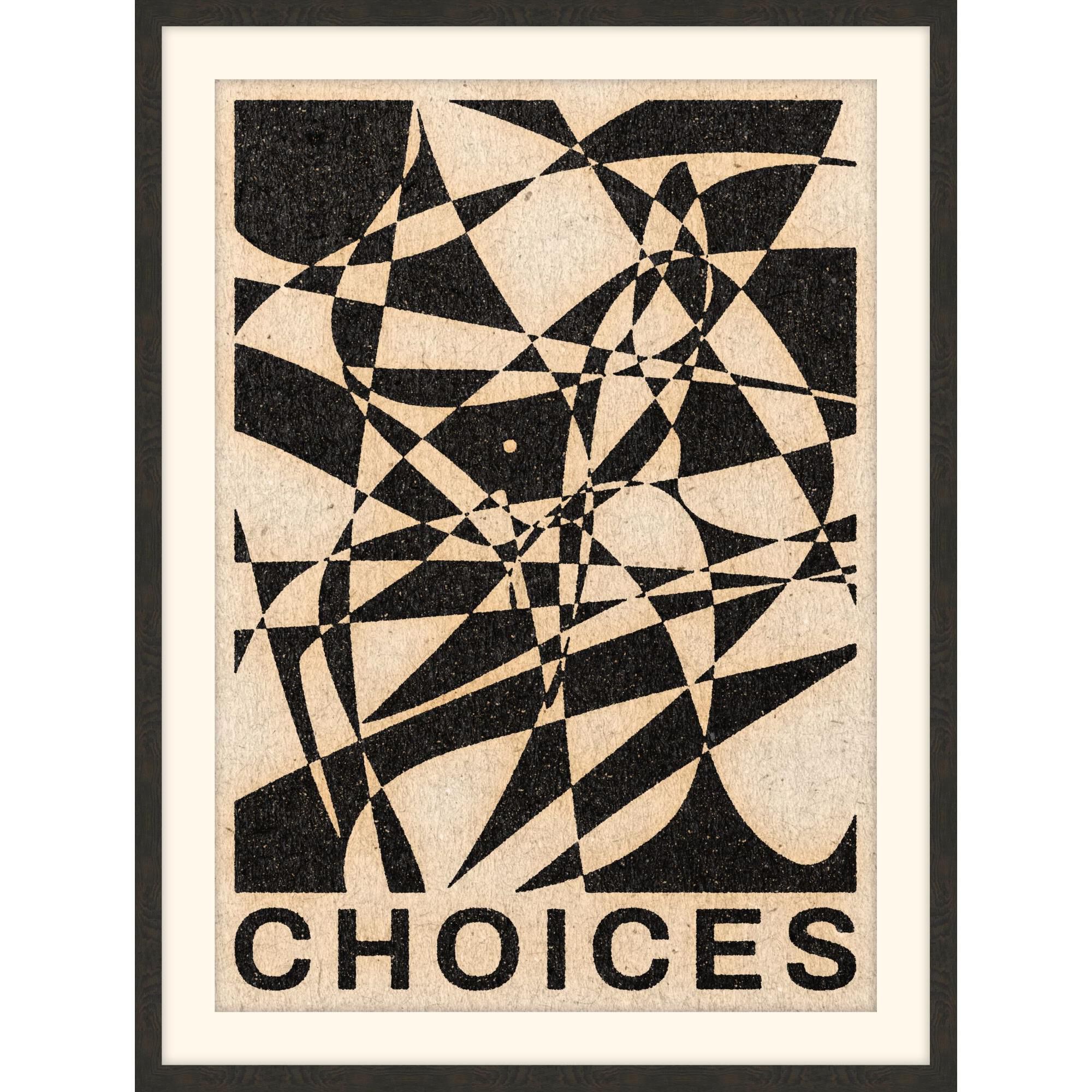 Tuyo Choices Print by LEVEL57