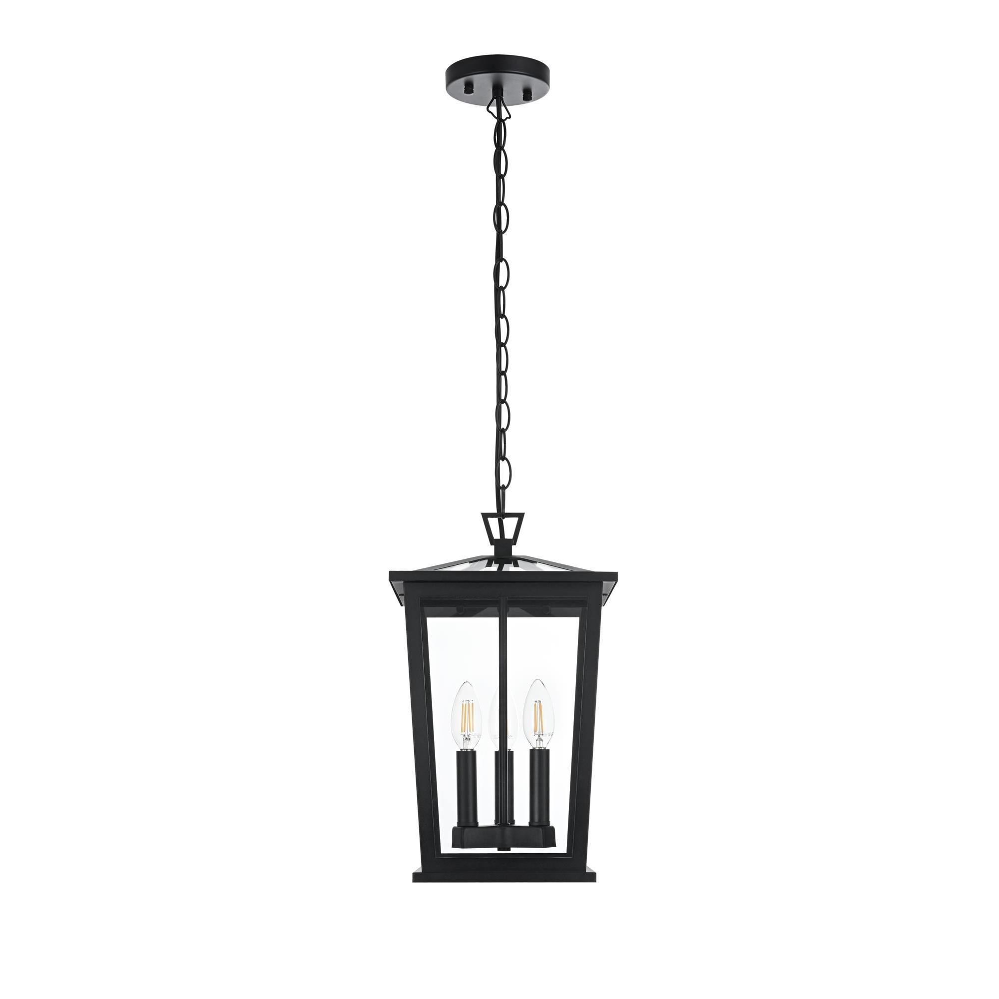 Cayman 10 Inch Outdoor Hanging Lantern by Elegant Lighting