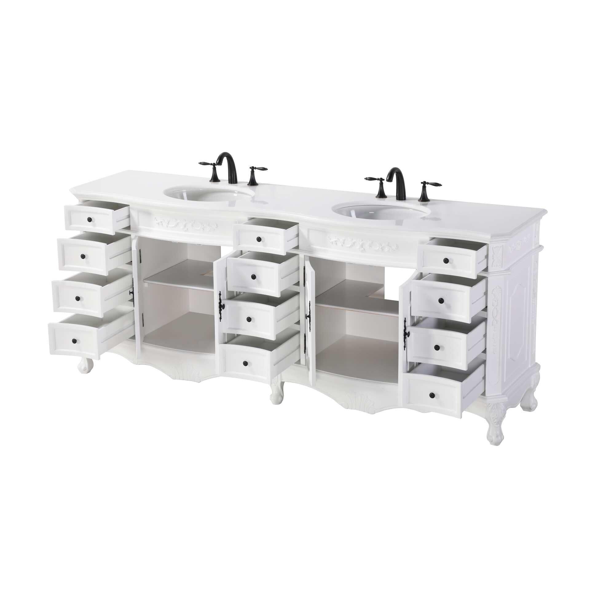 Shown in Antique White finish