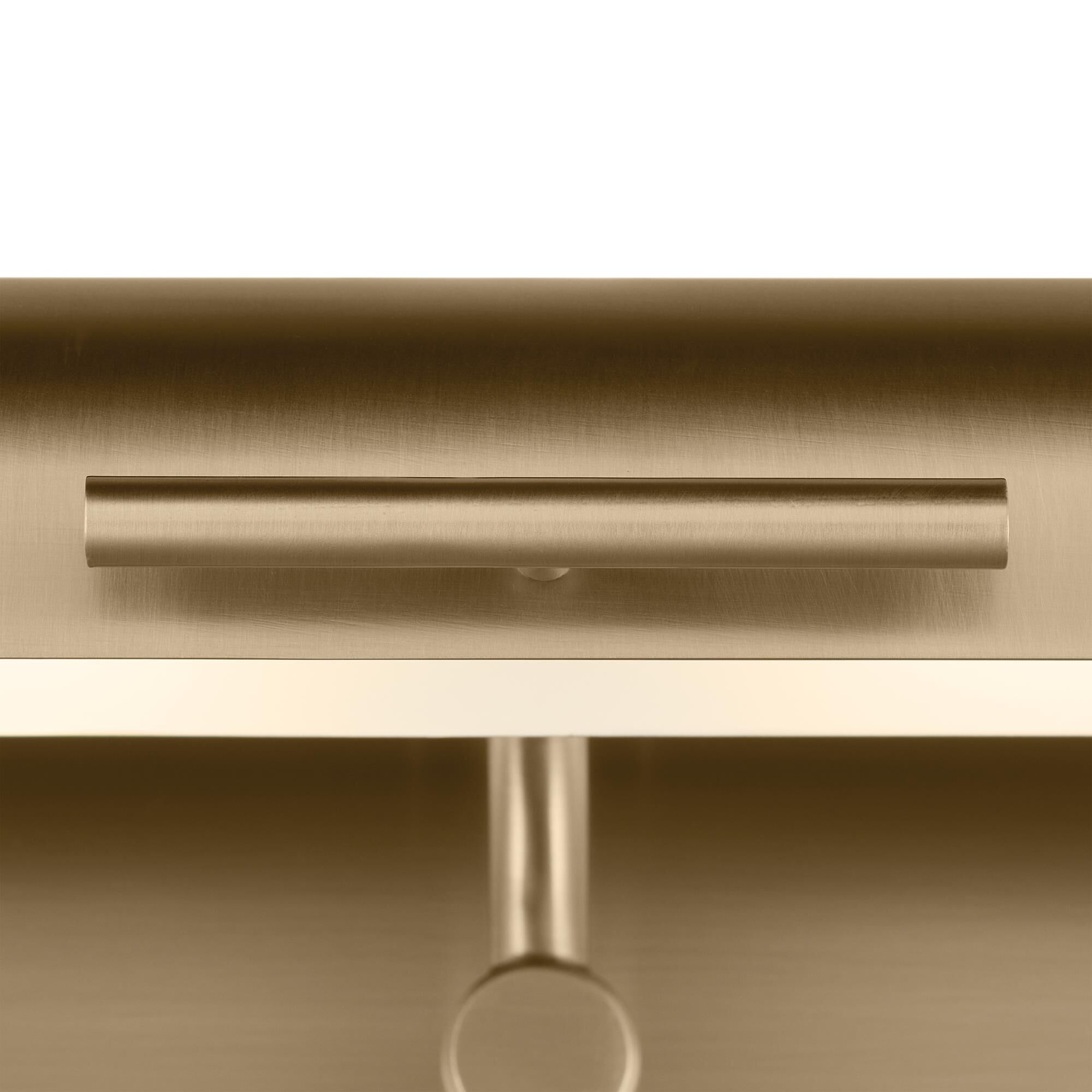 Shown in Champagne Bronze finish and Metal shade