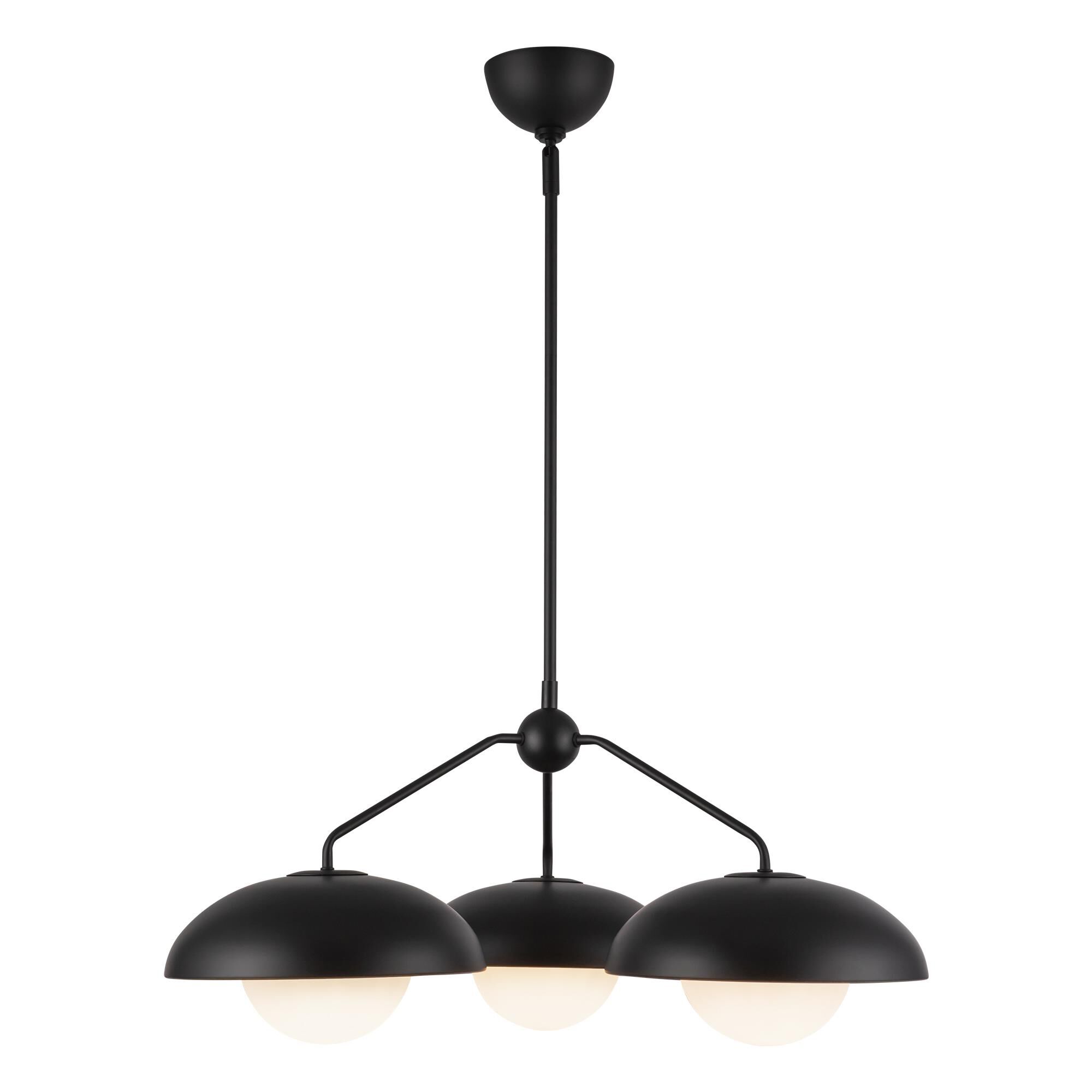 Shown in Matte Black finish and Opal Matte glass