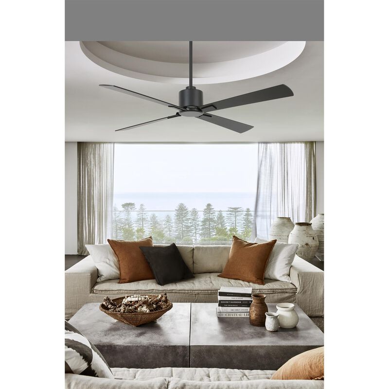 Climate 52 Inch Ceiling Fan with Light Kit by Beacon Lighting