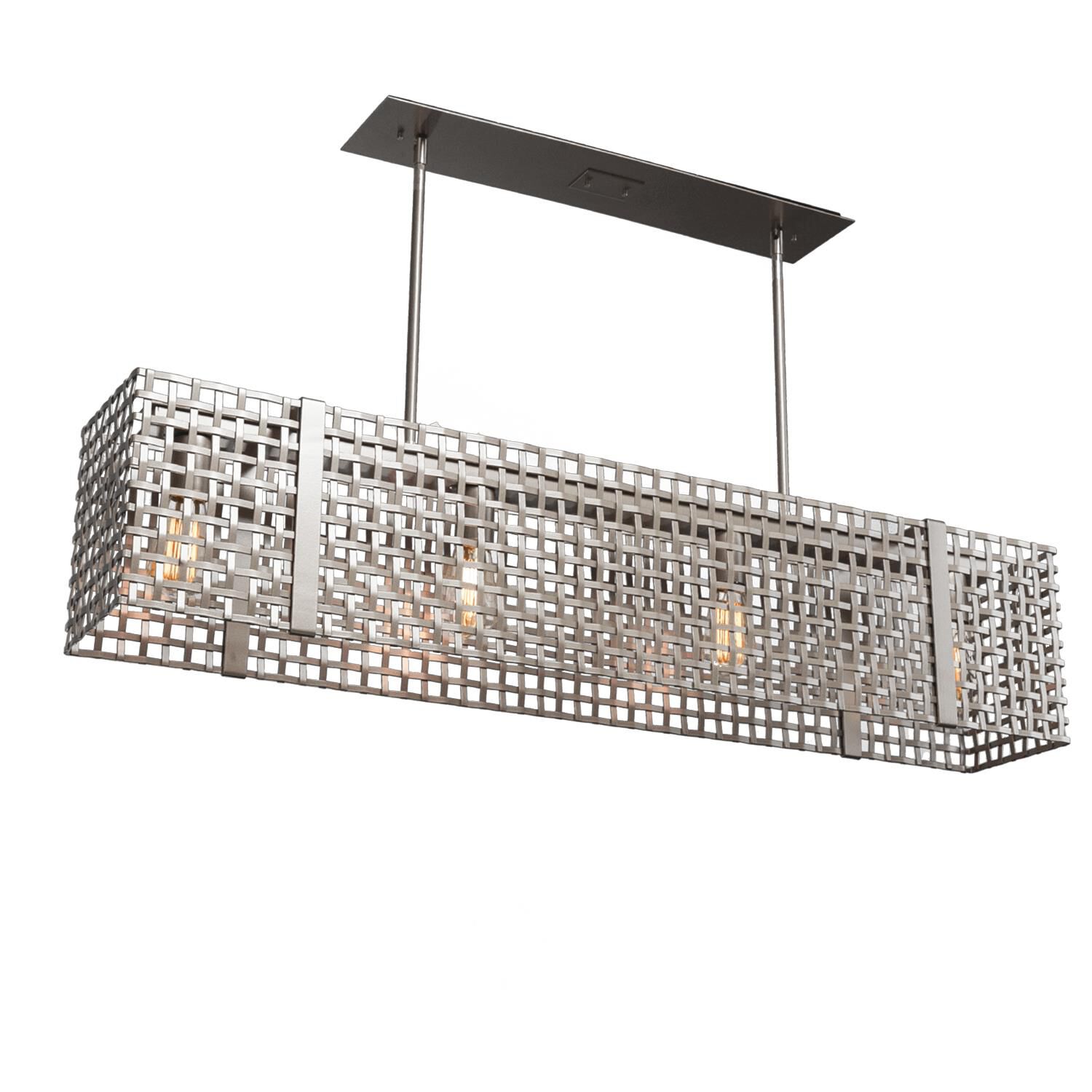 Tweed Linear Suspension Light by Hammerton Studio