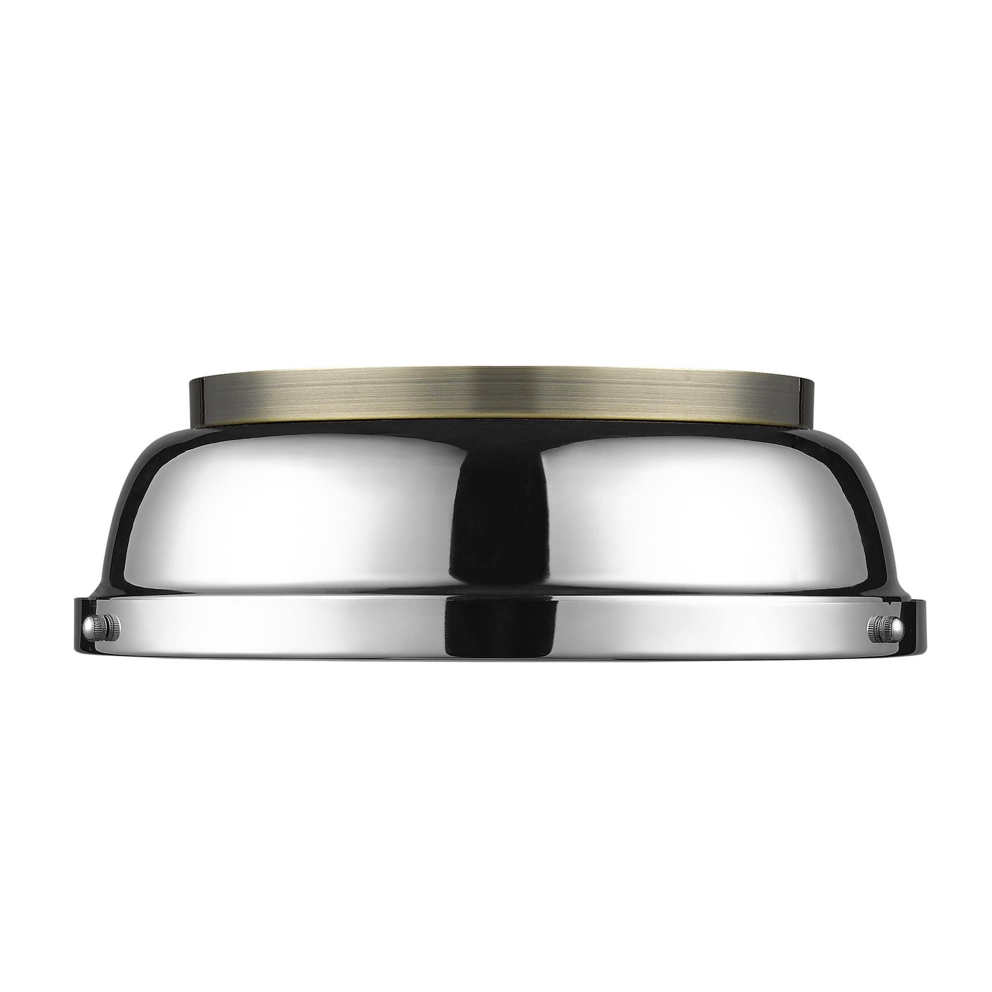 Duncan 14 Inch 2 Light Flush Mount by Golden Lighting