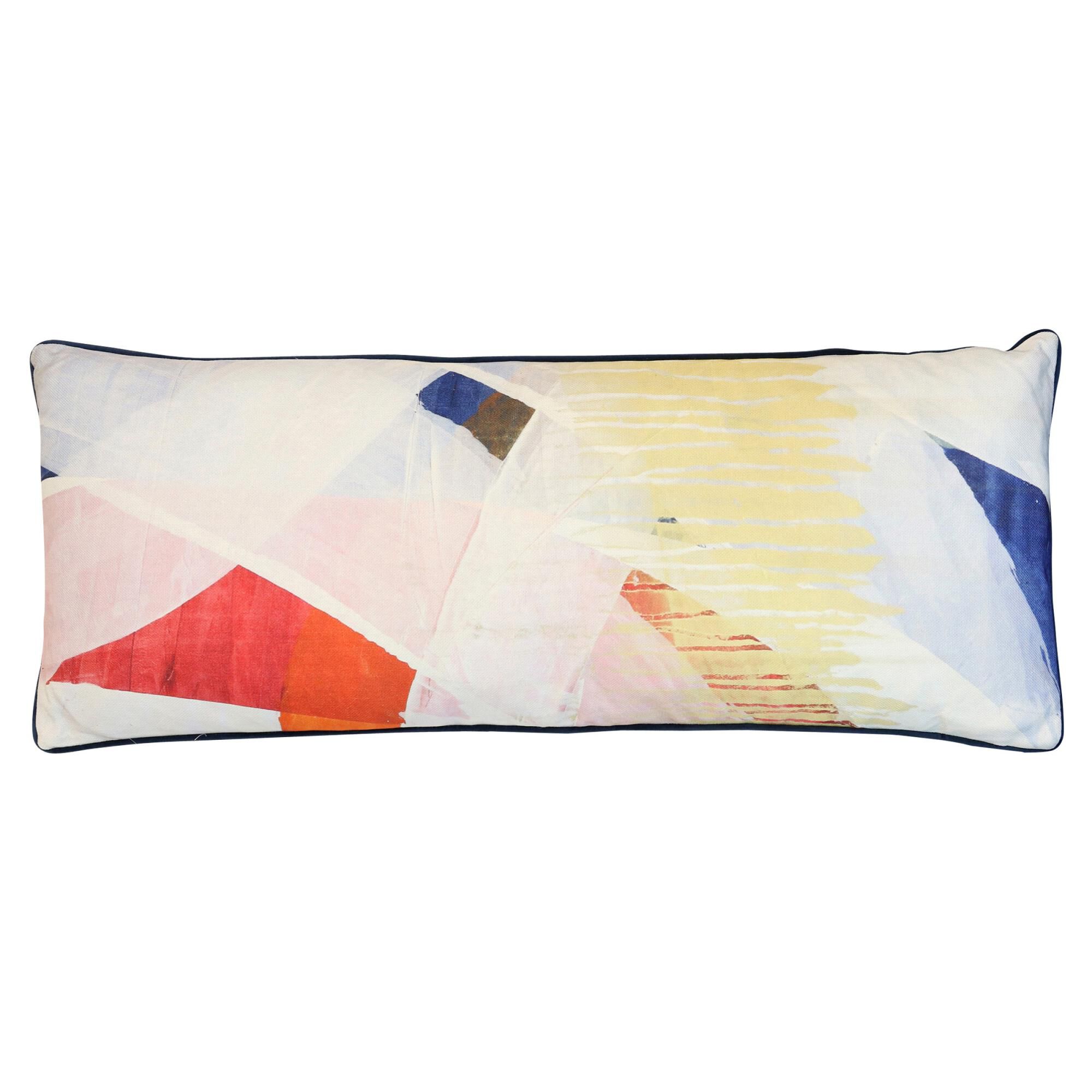 Austin Allen James Colorful Layers 36 Inch Decorative Pillow by Stylecraft