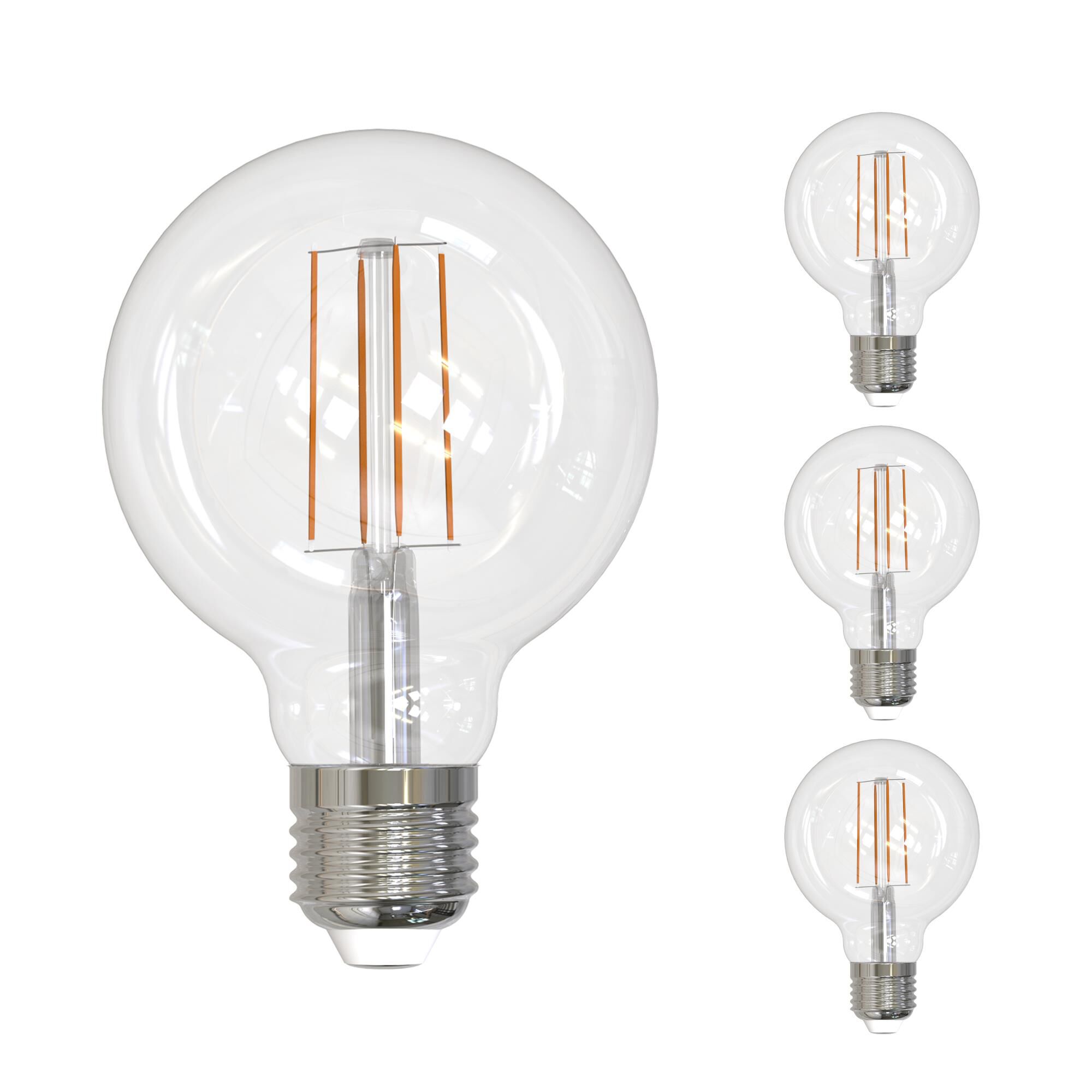 Dimmable 5 Watt 3000K G25 LED Light Bulb,