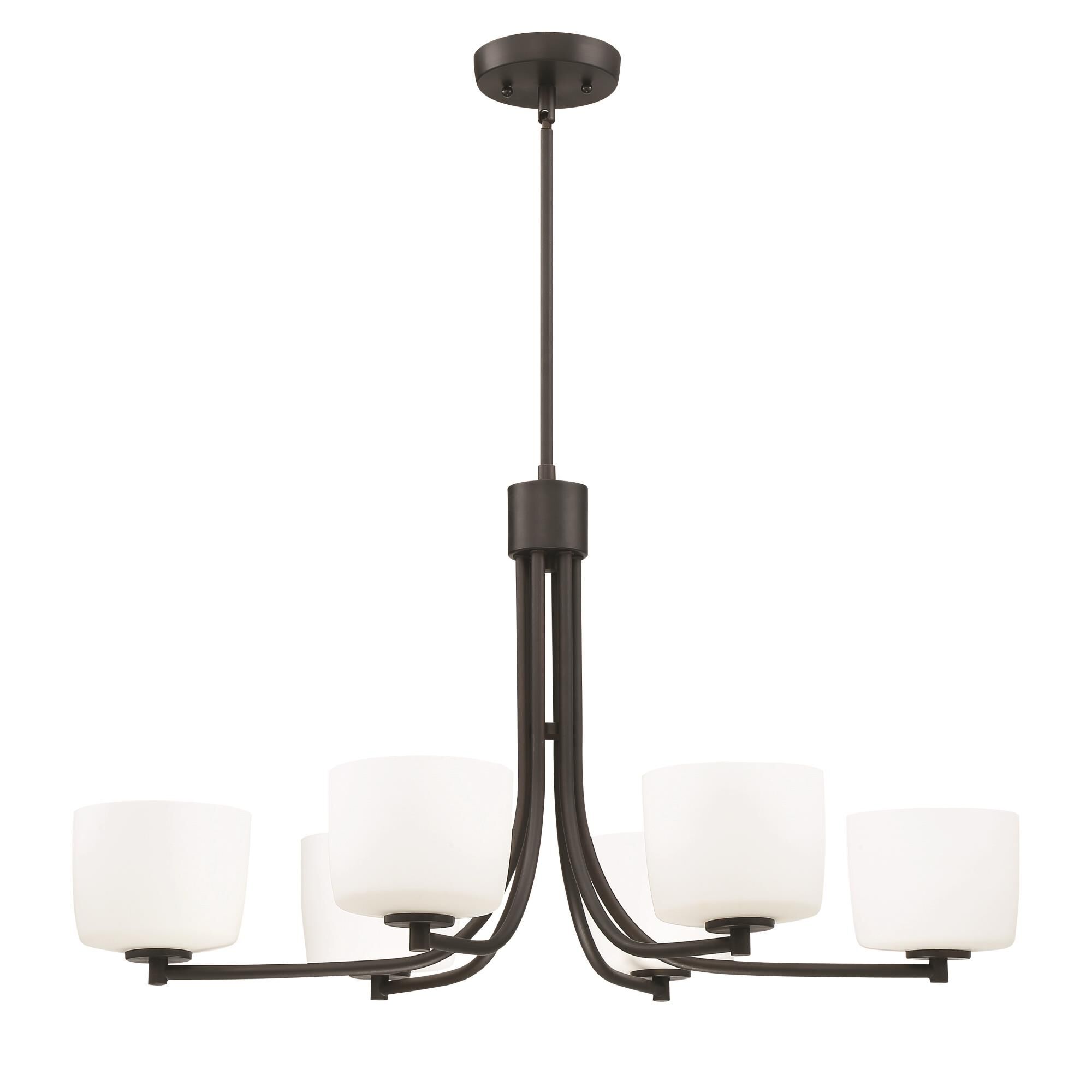 Clarendon 18 Inch 6 Light Linear Suspension Light by Craftmade