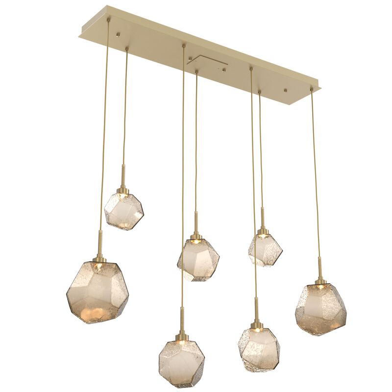 Gem 46 Inch 7 Light LED Linear Suspension Light by Hammerton Studio