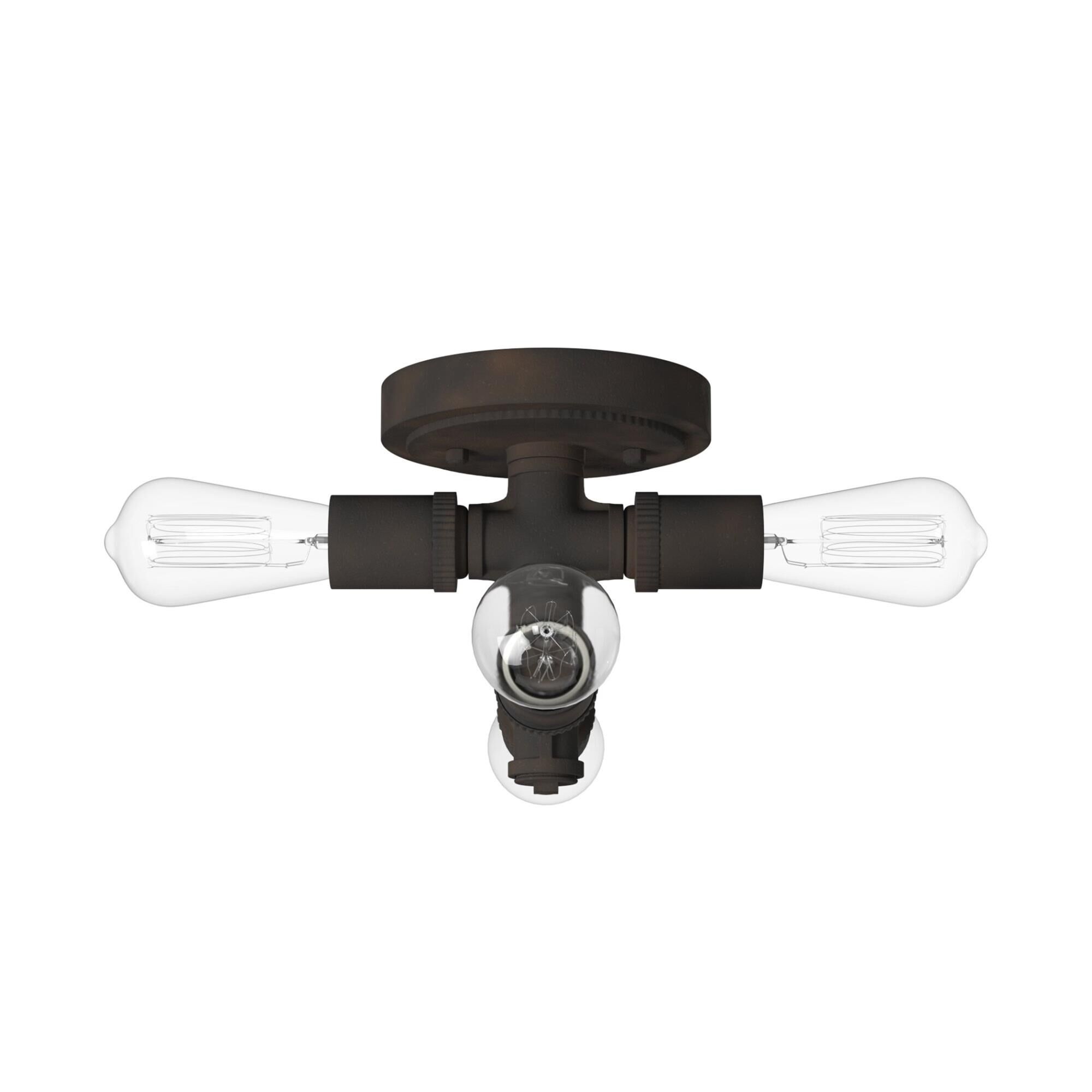 Eglo Wymer 6 Inch 4 Light Flush Mount by Eglo Lighting