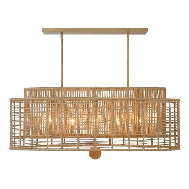 Jayna Medium Linear Chandelier by Crystorama