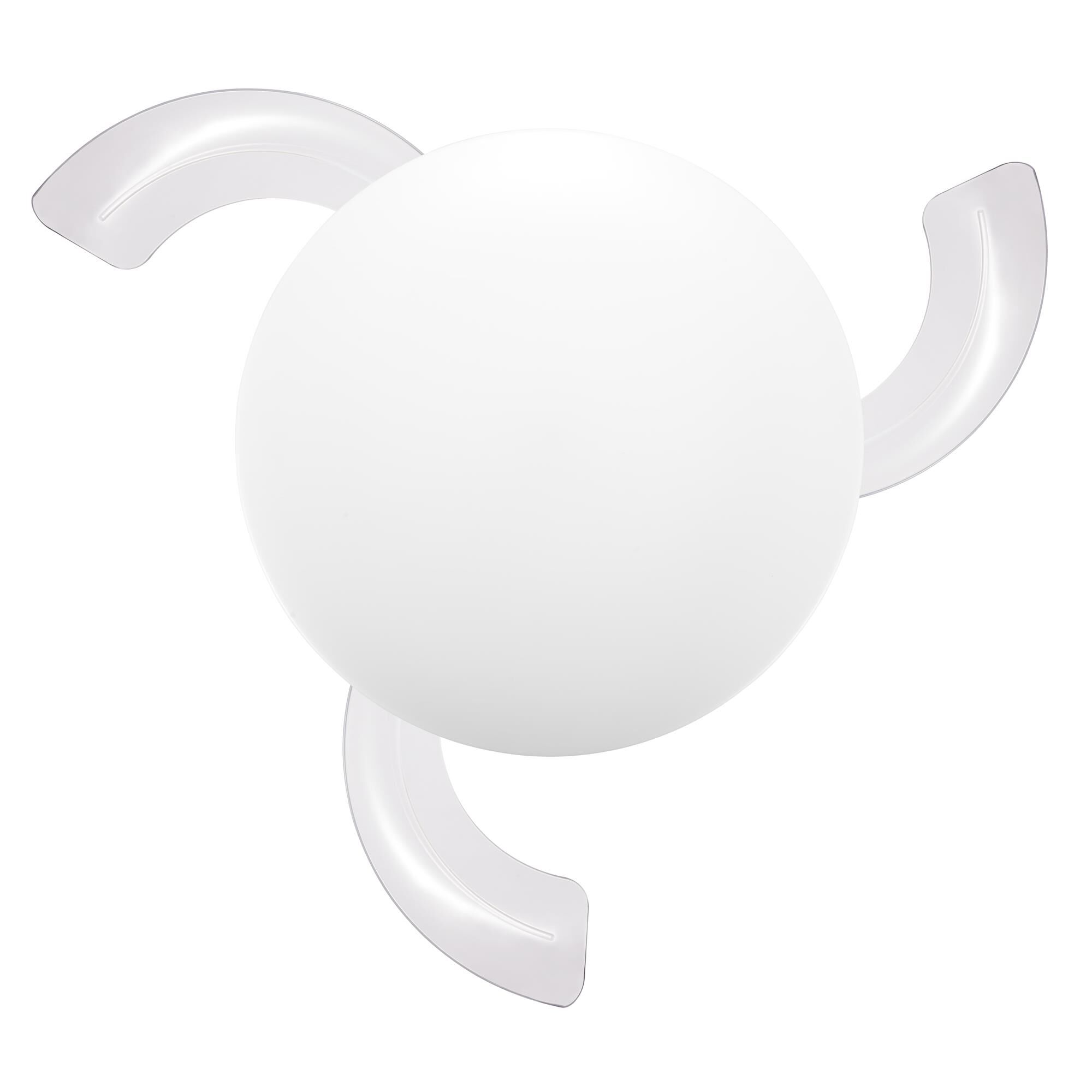 Shown in White finish