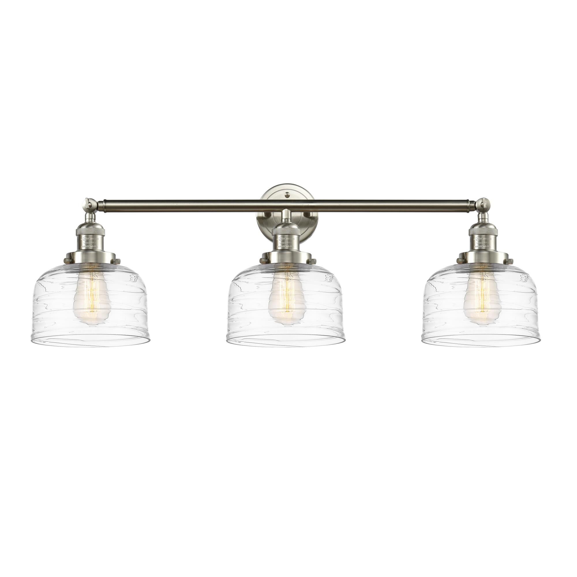 Bruno Marashlian Large Bell 32 Inch 3 Light Bath Vanity Light by Innovations Lighting
