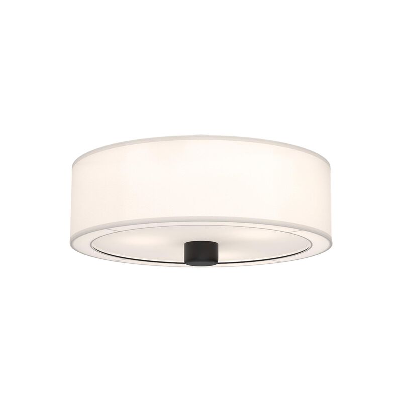 Theo 24 Inch 3 Light Flush Mount by Alora Mood