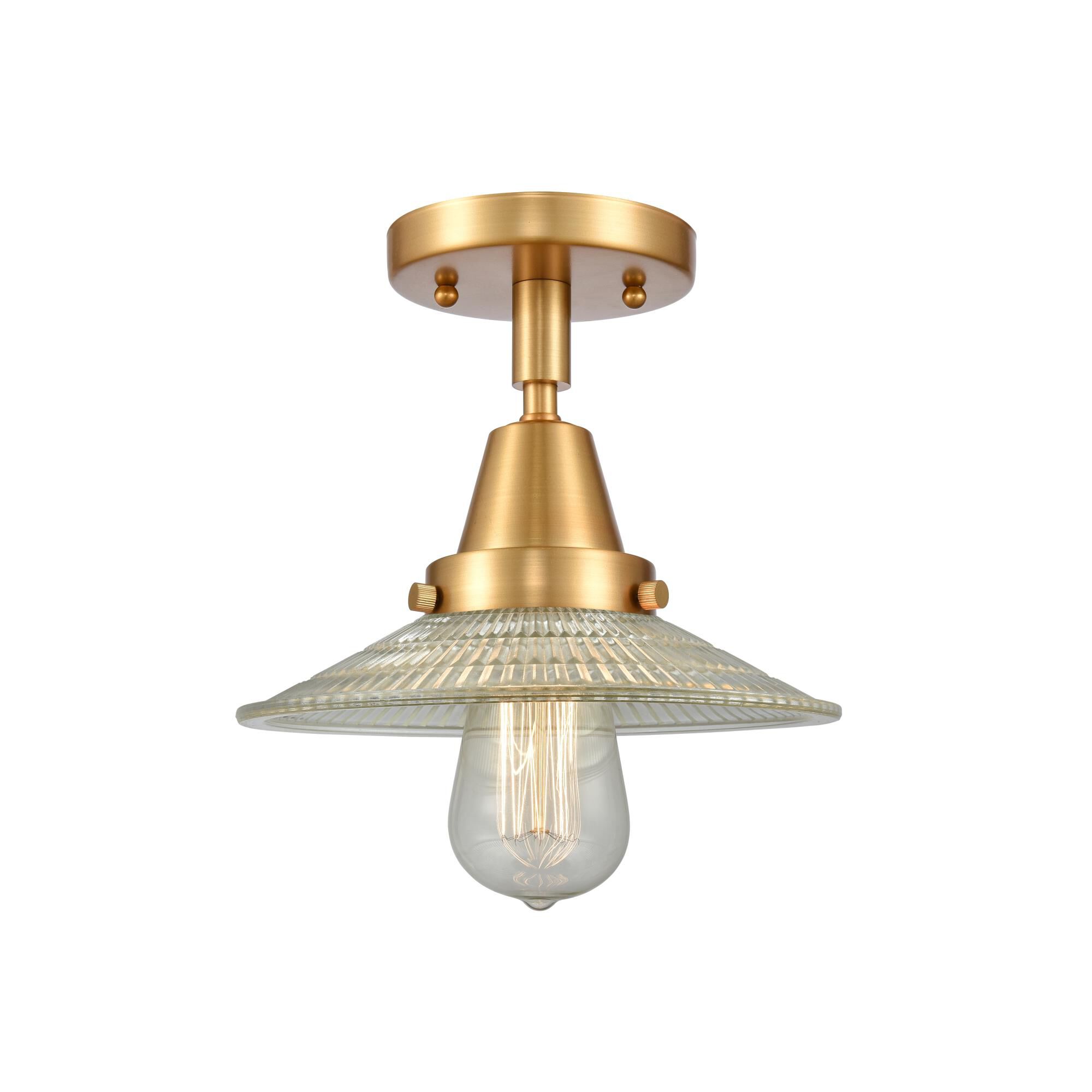 Bruno Marashlian Halophane 8 Inch 1 Light Flush Mount by Innovations Lighting