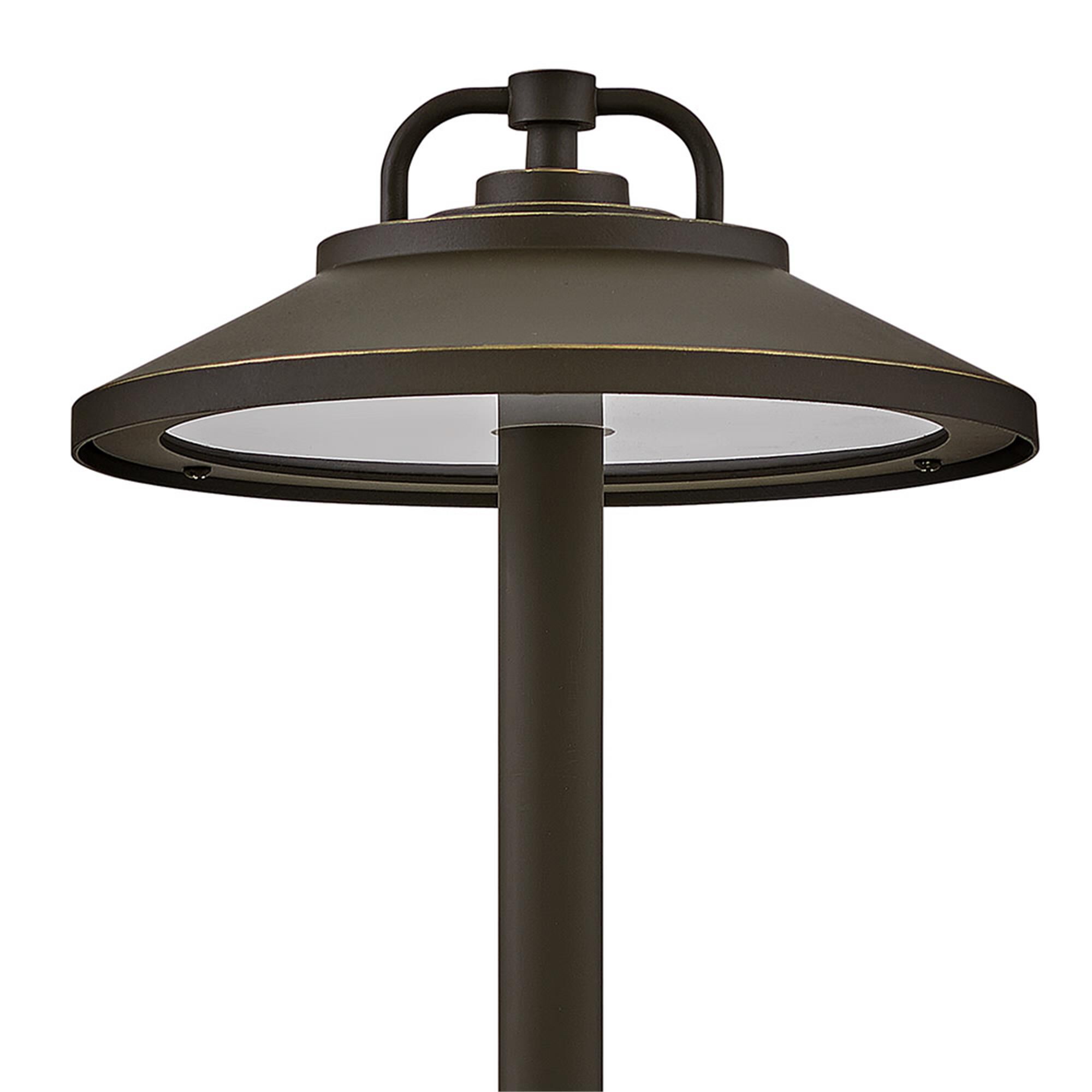 Shown in Oil Rubbed Bronze finish and Clear Lens glass