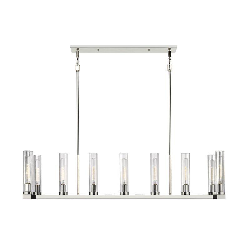 Beau 56 Inch 9 Light Linear Suspension Light by Z-Lite
