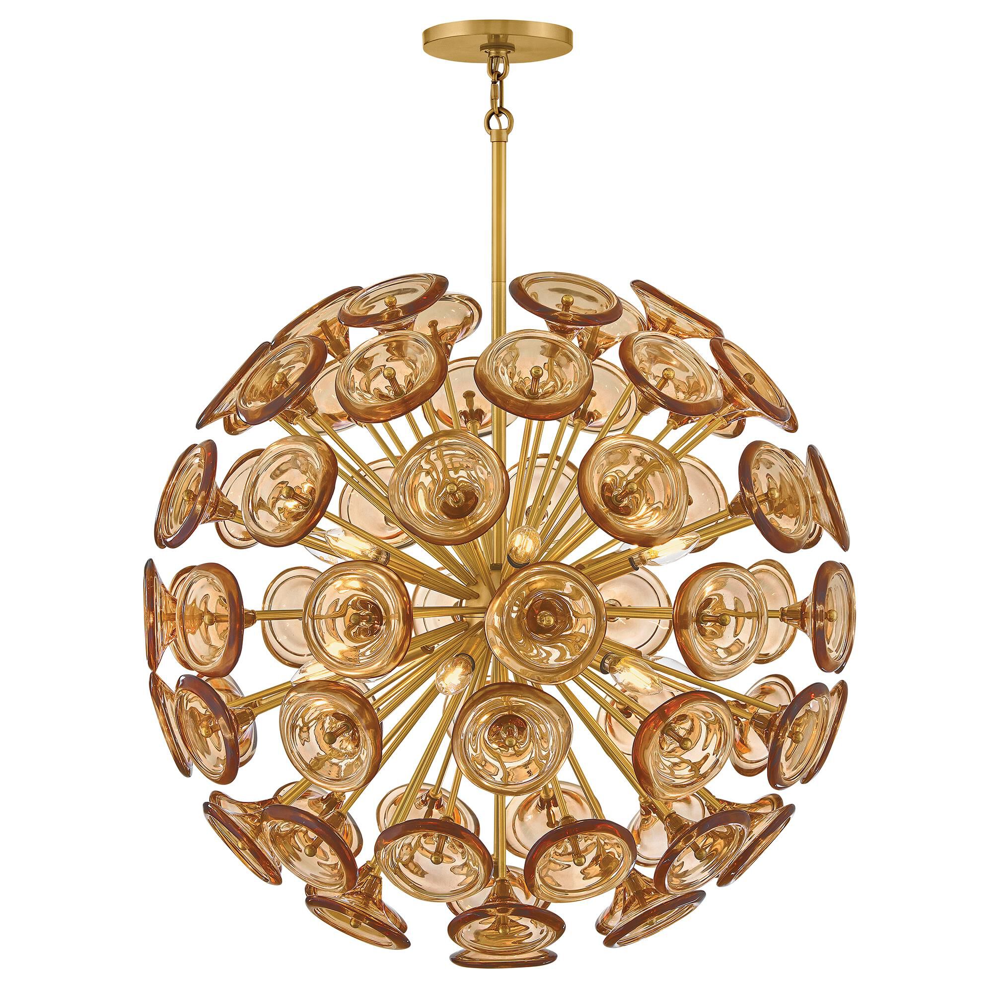 Maya 30 Inch Chandelier by Fredrick Ramond