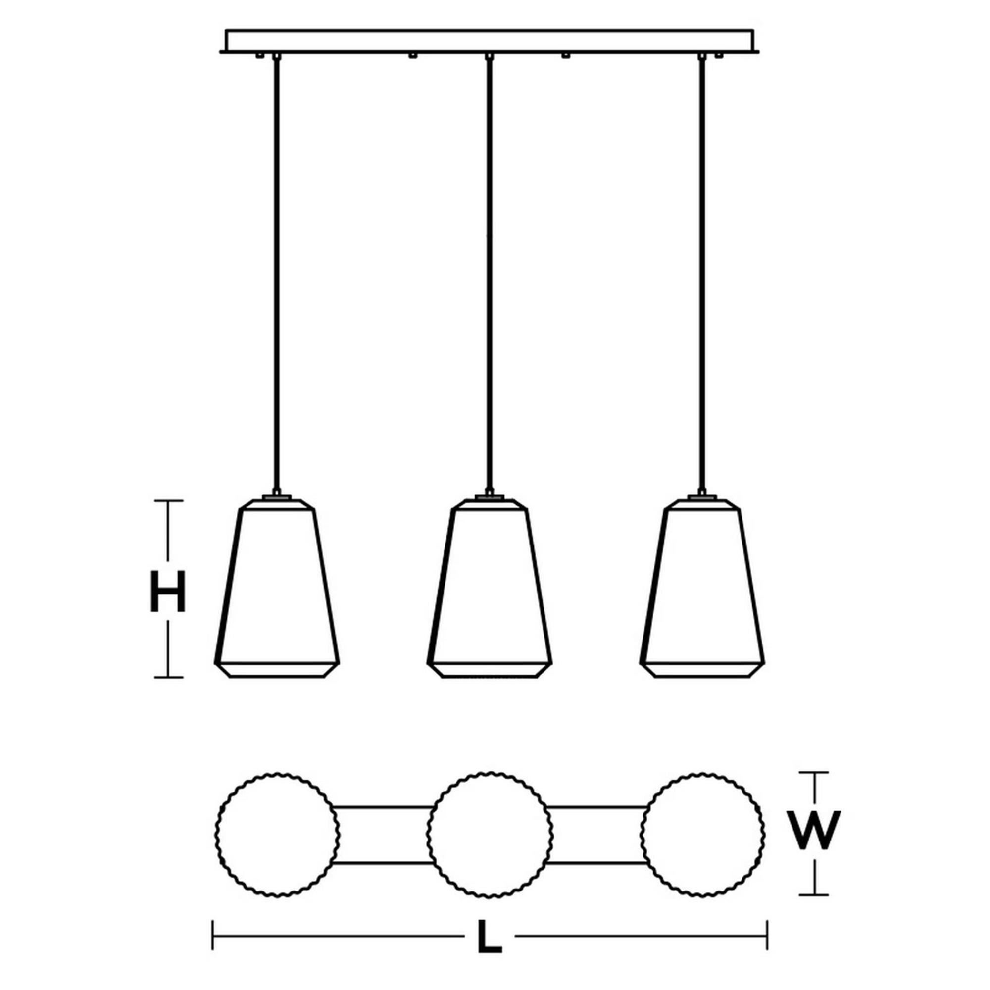 Isla 48 Inch 3 Light Linear Suspension Light by AFX Lighting