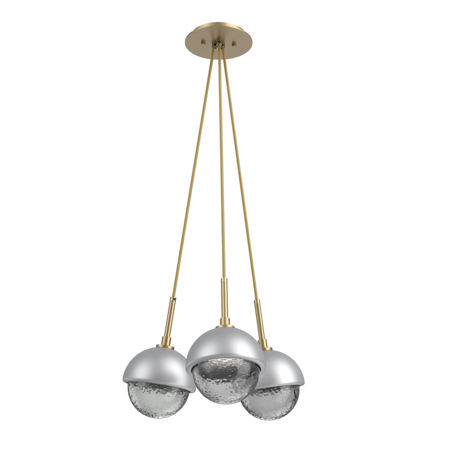 Levi Wilson Cabochon 13 Inch Multi Pendant Light by Hammerton Studio