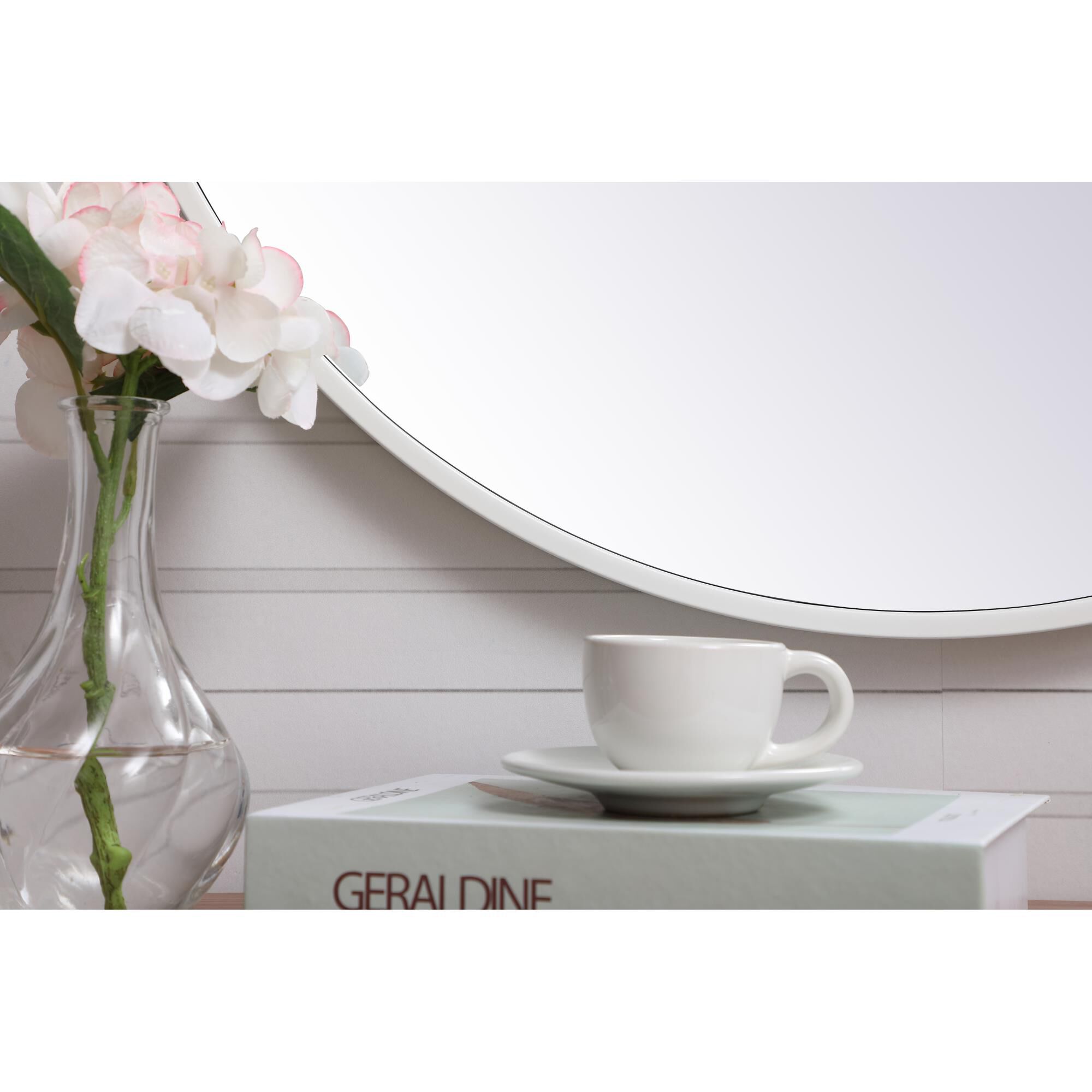 Shown in White finish